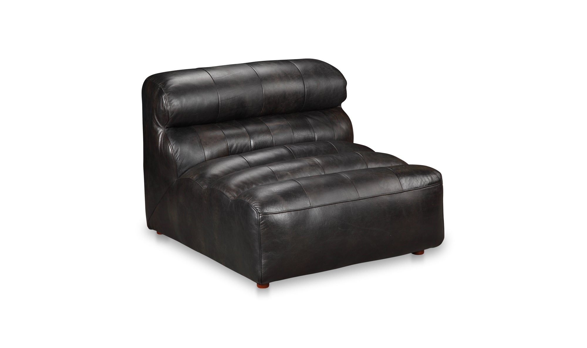 RAMSAY LEATHER SLIPPER CHAIR
