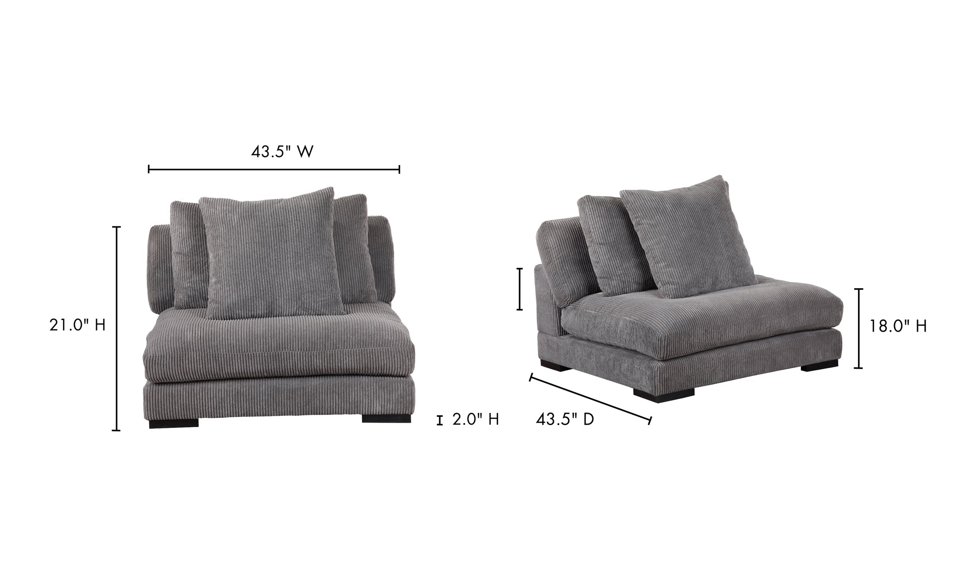 TUMBLE SLIPPER CHAIR