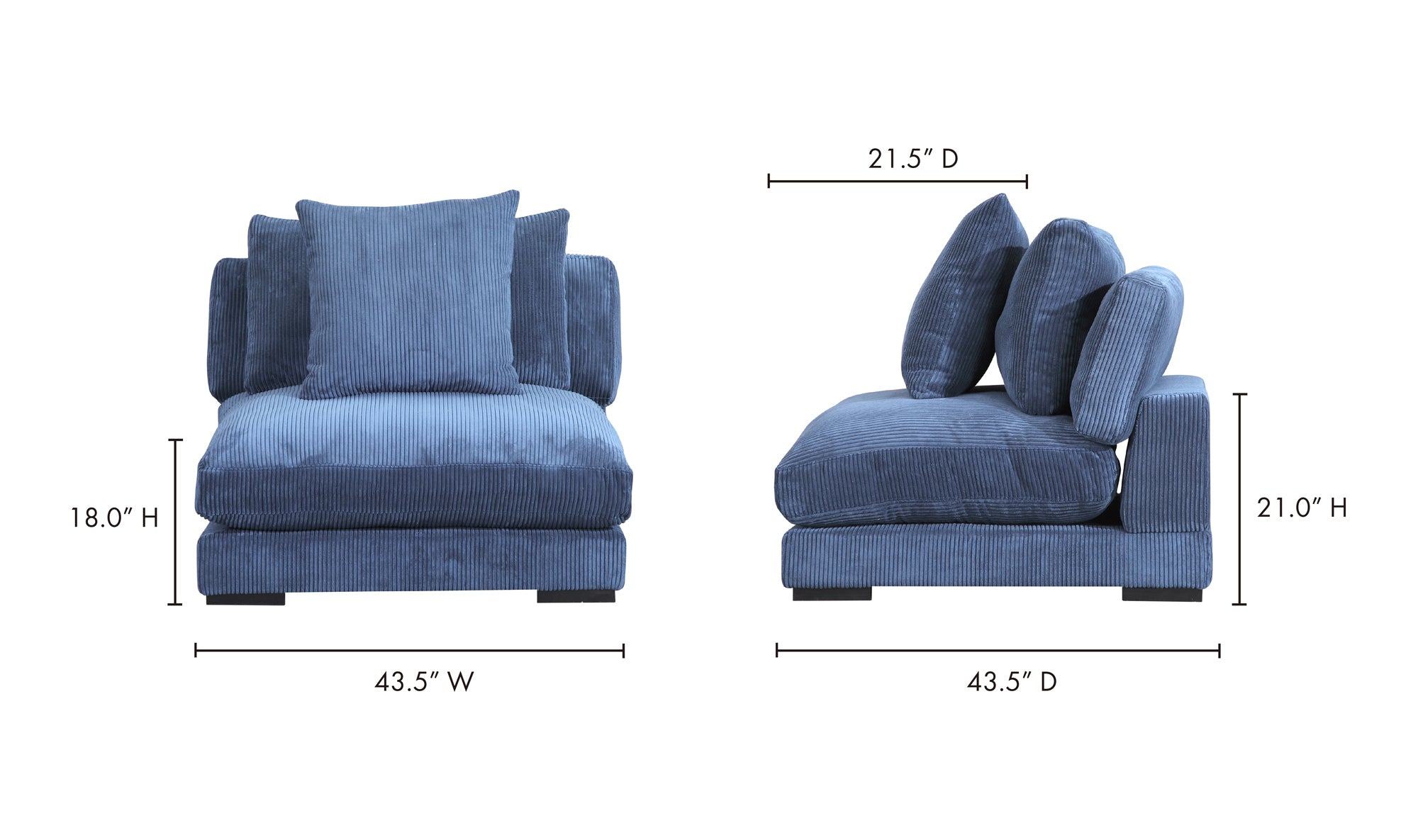 TUMBLE SLIPPER CHAIR