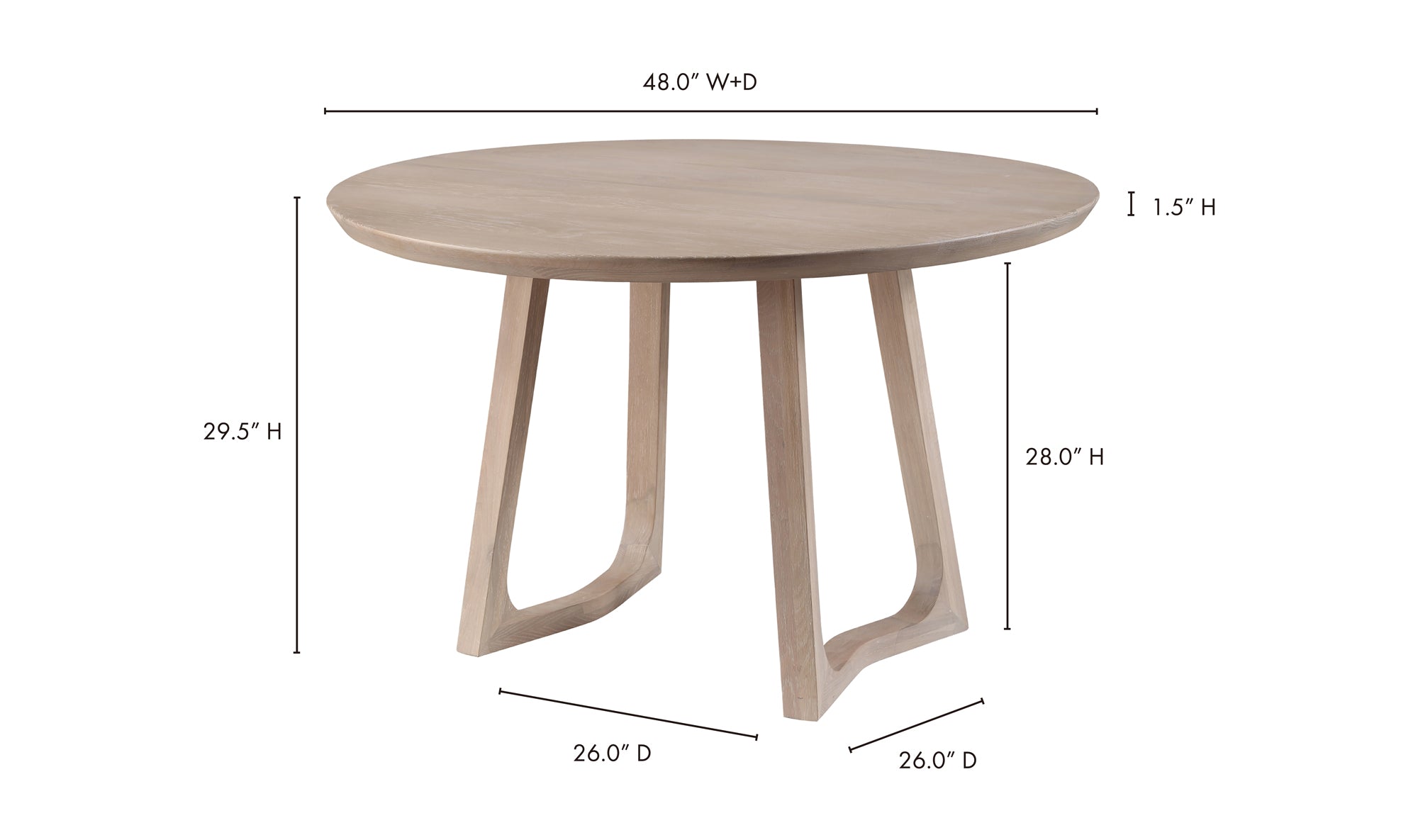 SILAS ROUND DINING TABLE