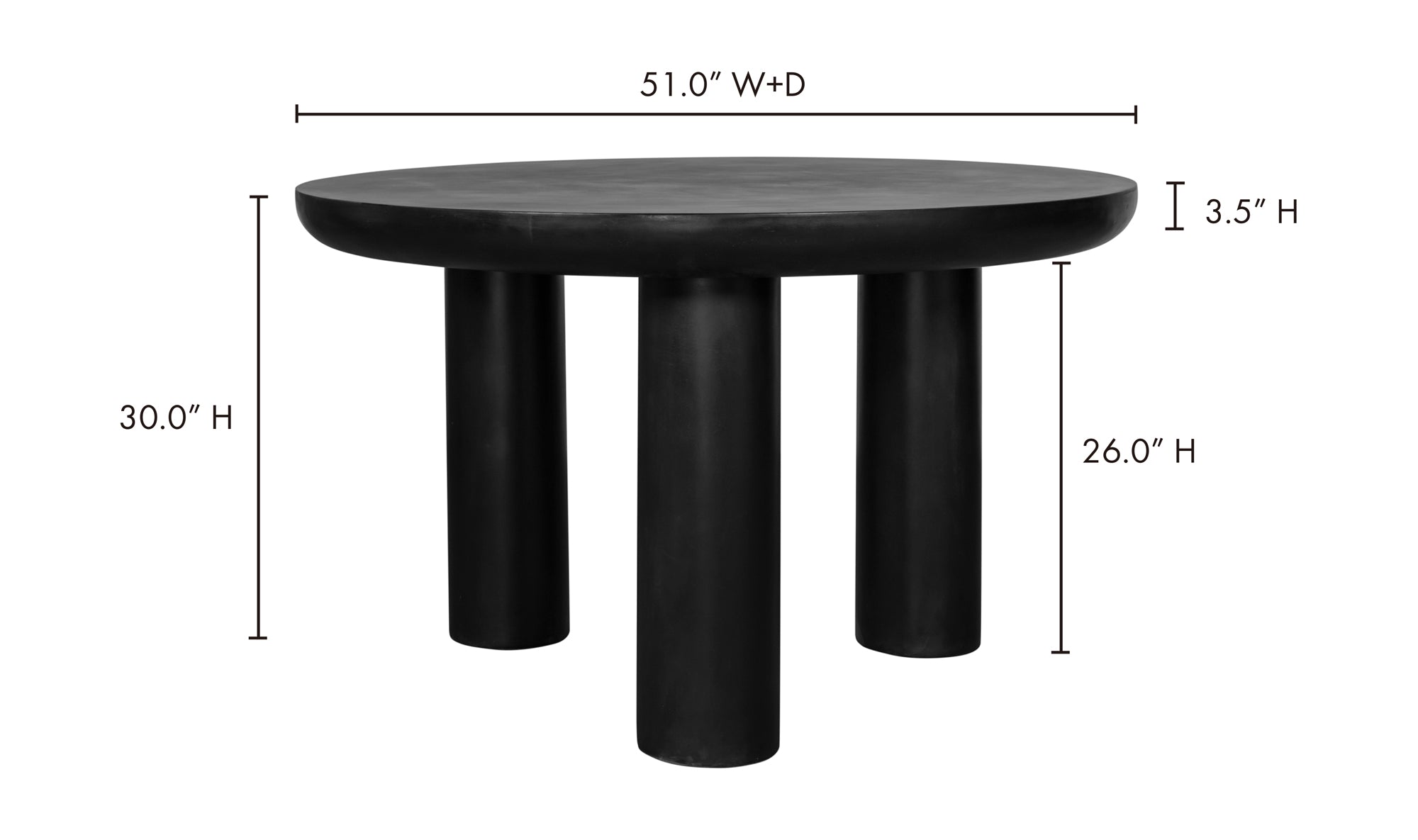 ROCCA ROUND DINING TABLE