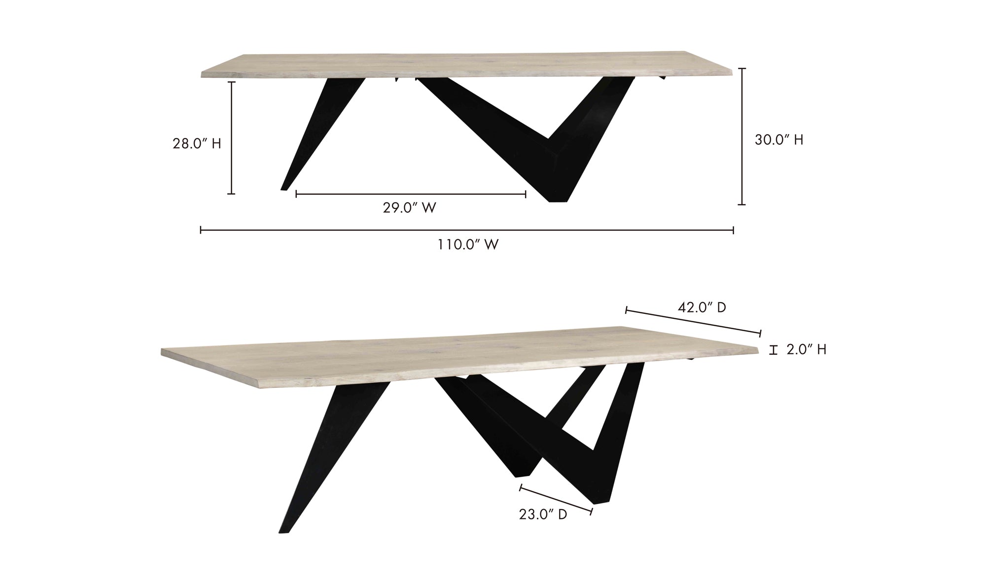 BIRD DINING TABLE LARGE