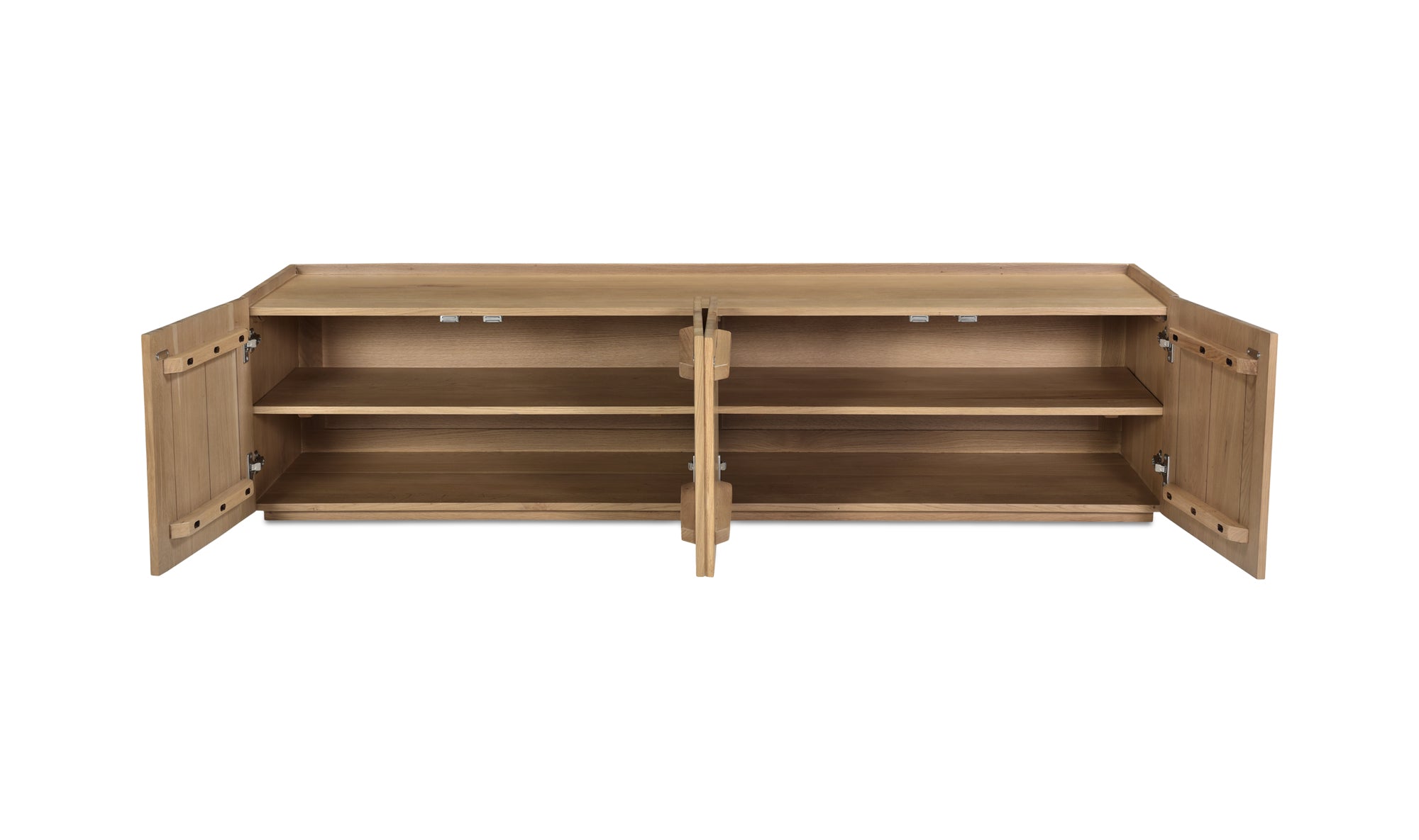 PLANK MEDIA CABINET NATURAL