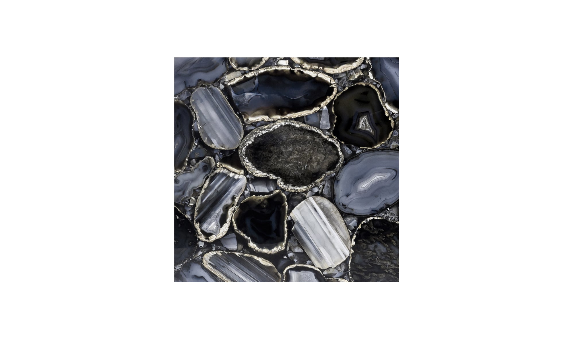 SHIMMER AGATE ACCENT TABLE