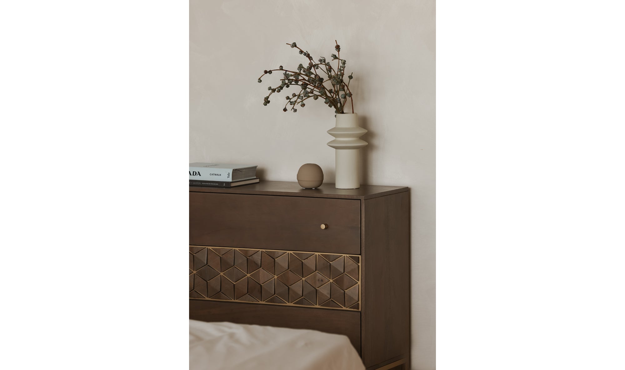 COROLLA 3 DRAWER NIGHTSTAND