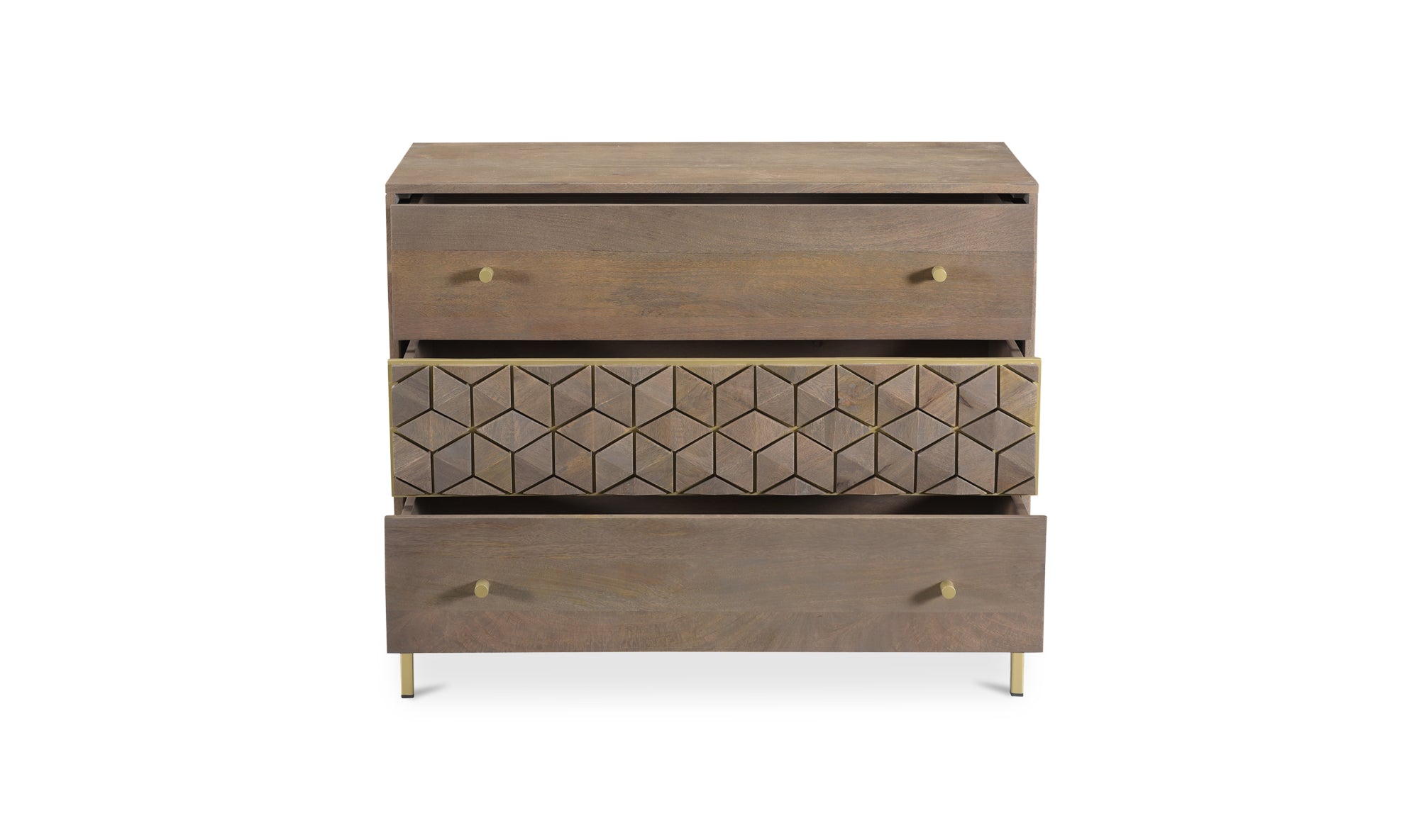 COROLLA 3 DRAWER NIGHTSTAND