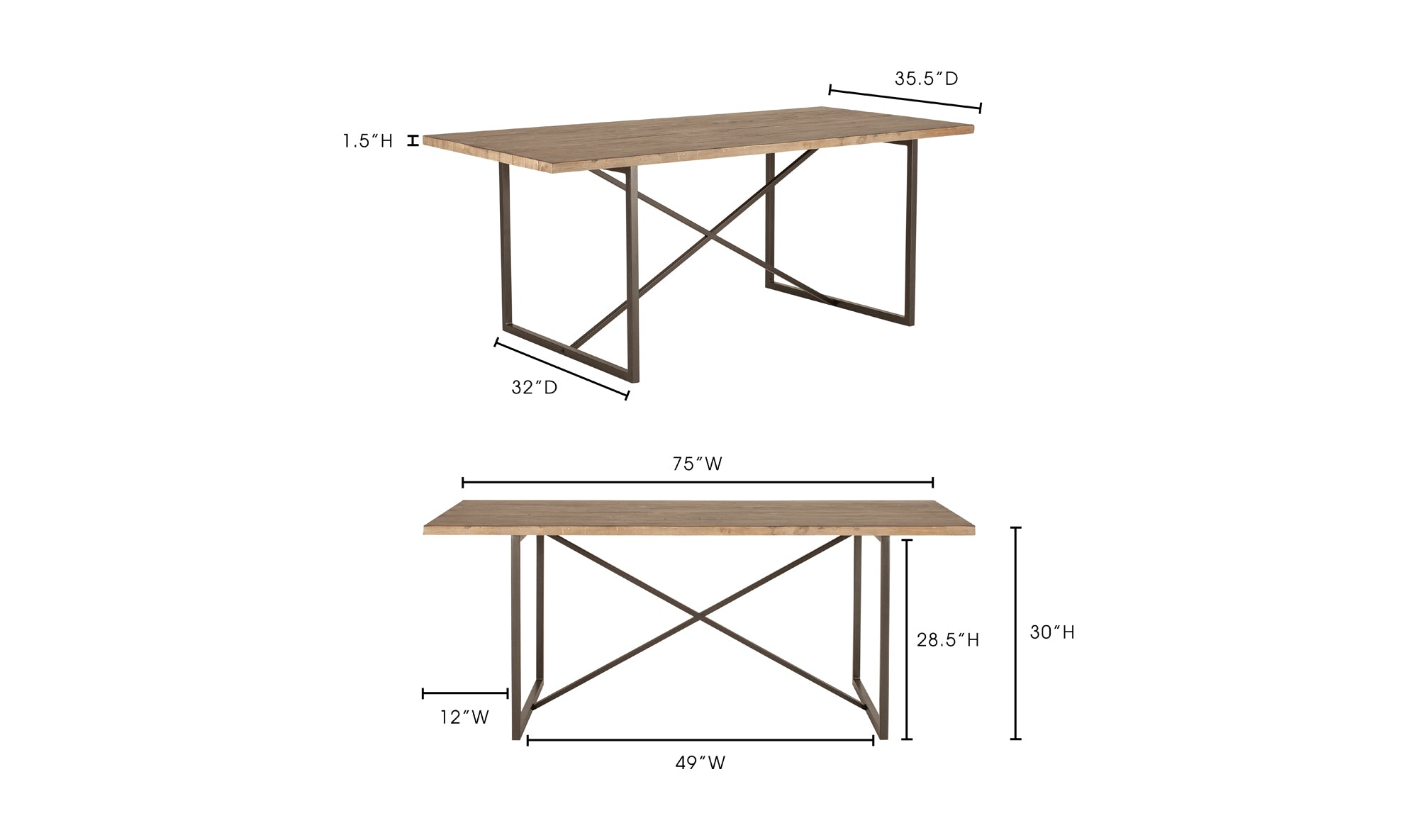 SIERRA DINING TABLE