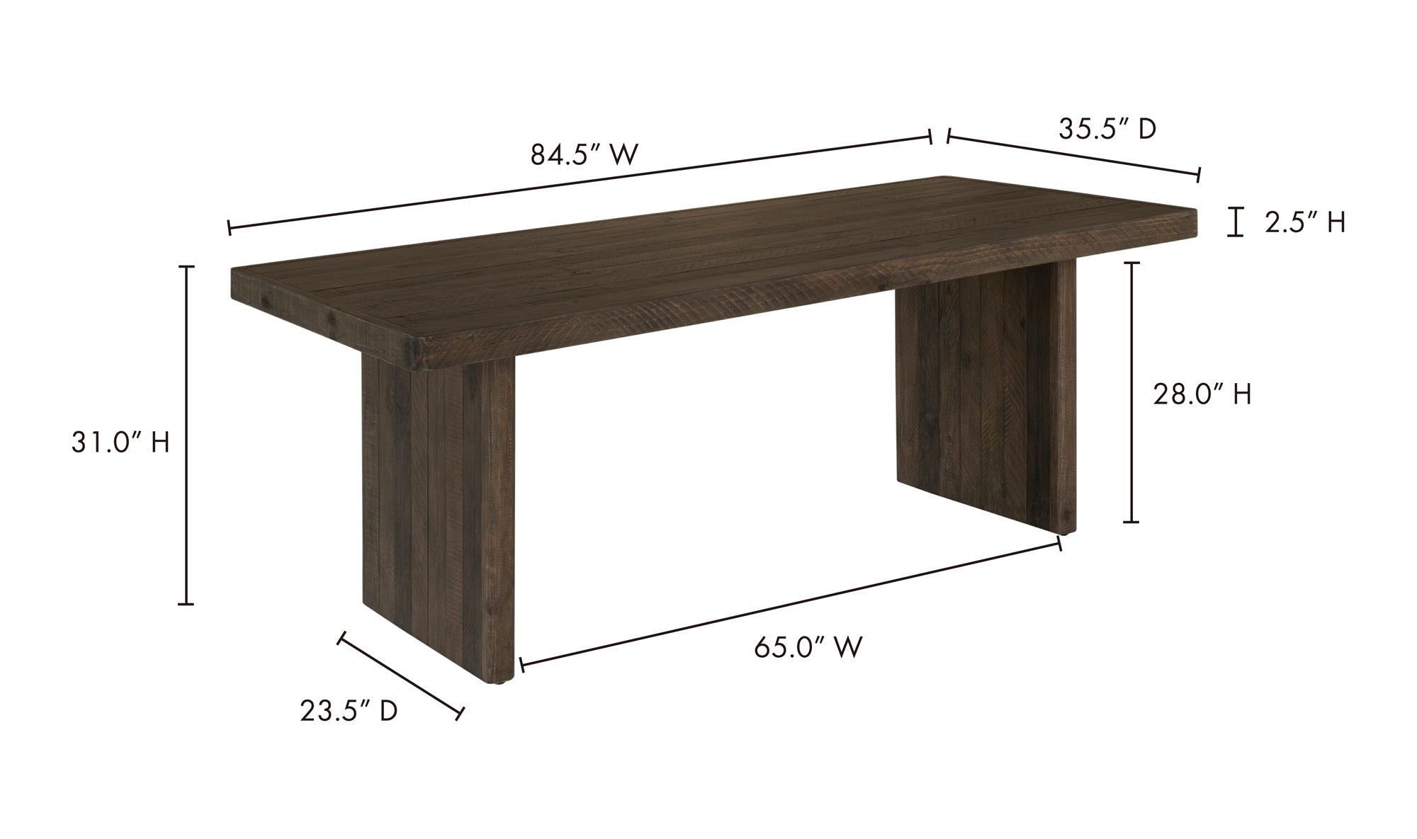 MONTEREY DINING TABLE
