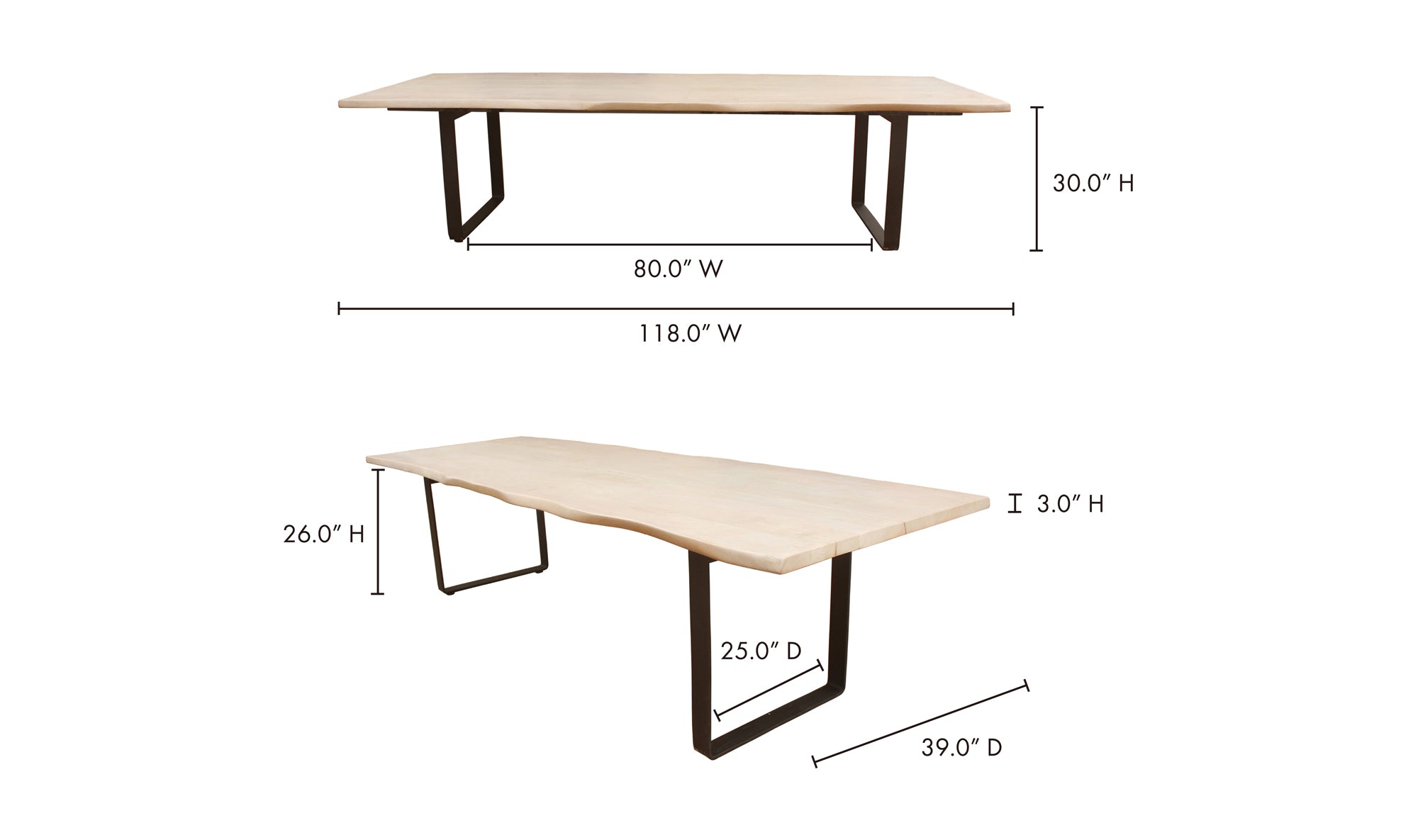 WILKS DINING TABLE