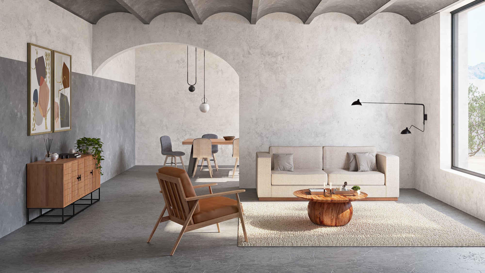 MILA LIVE EDGE DINING TABLE