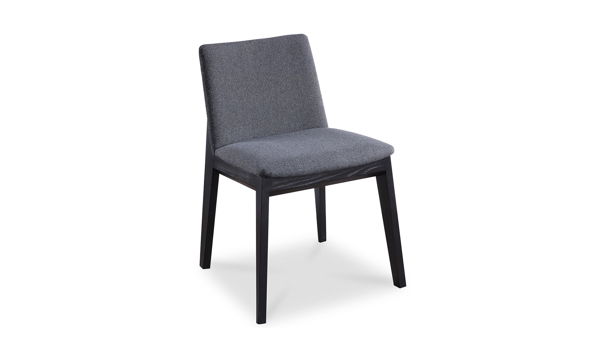 DECO ASH DINING CHAIR CHARCOAL-SET OF TWO
