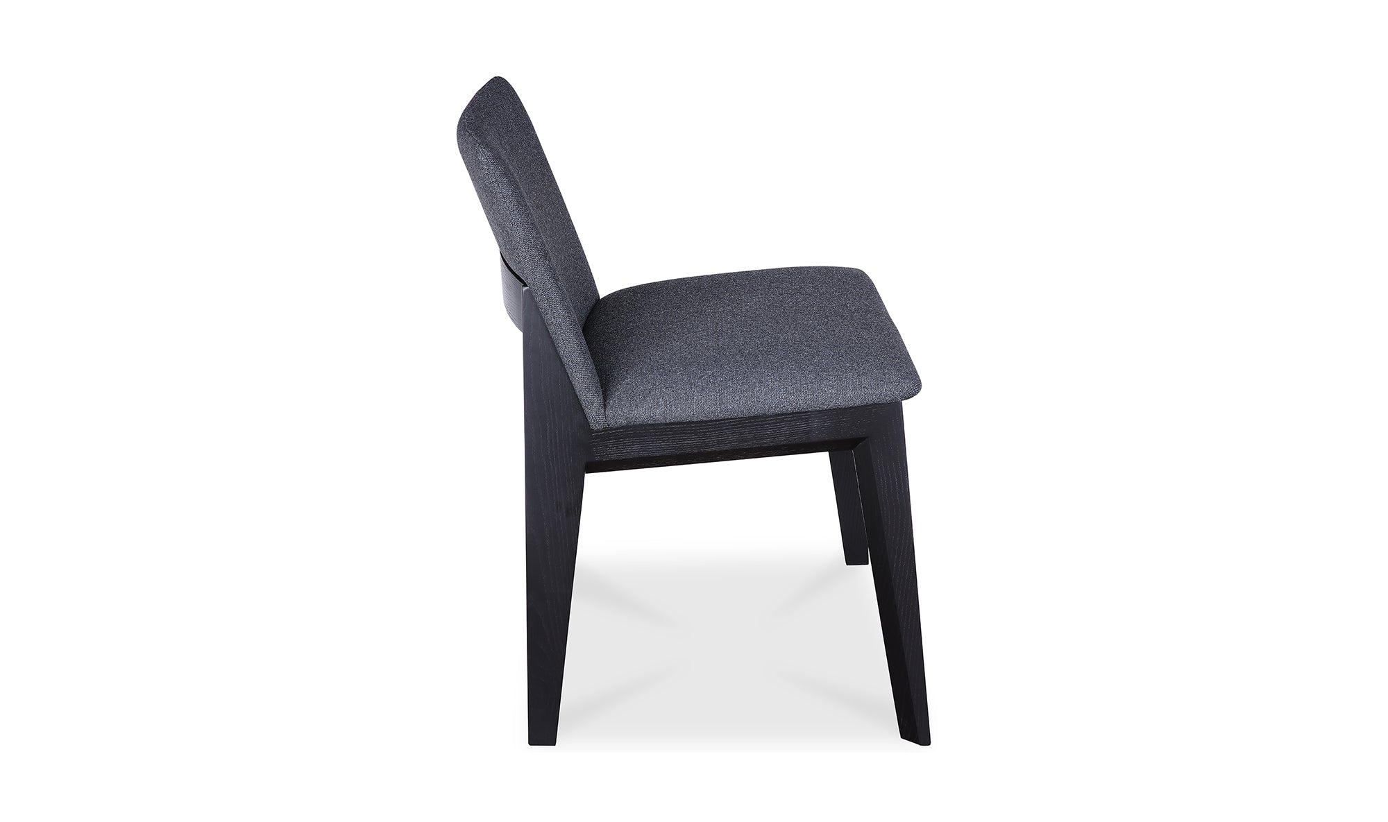 DECO ASH DINING CHAIR CHARCOAL-SET OF TWO