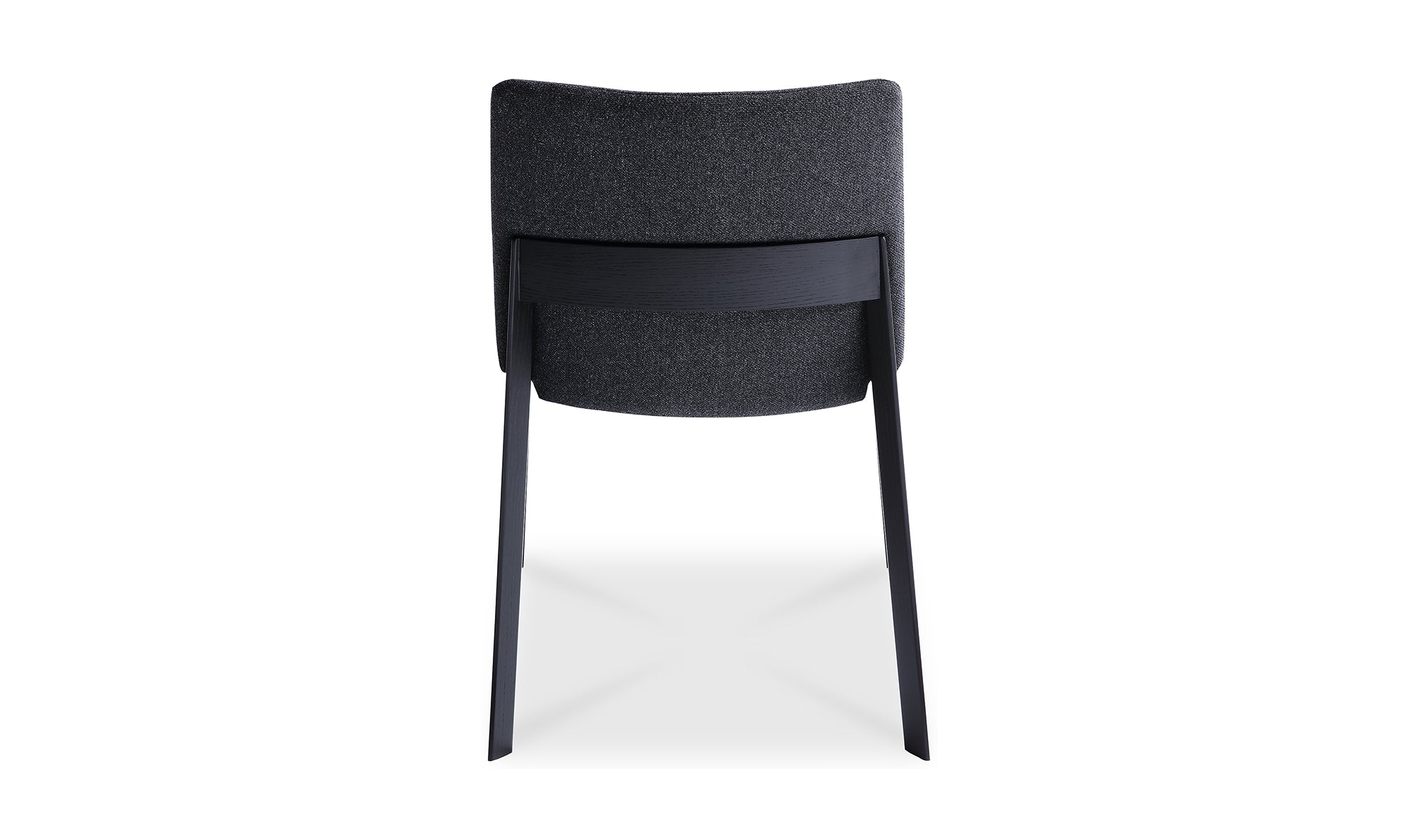 DECO ASH DINING CHAIR CHARCOAL-SET OF TWO