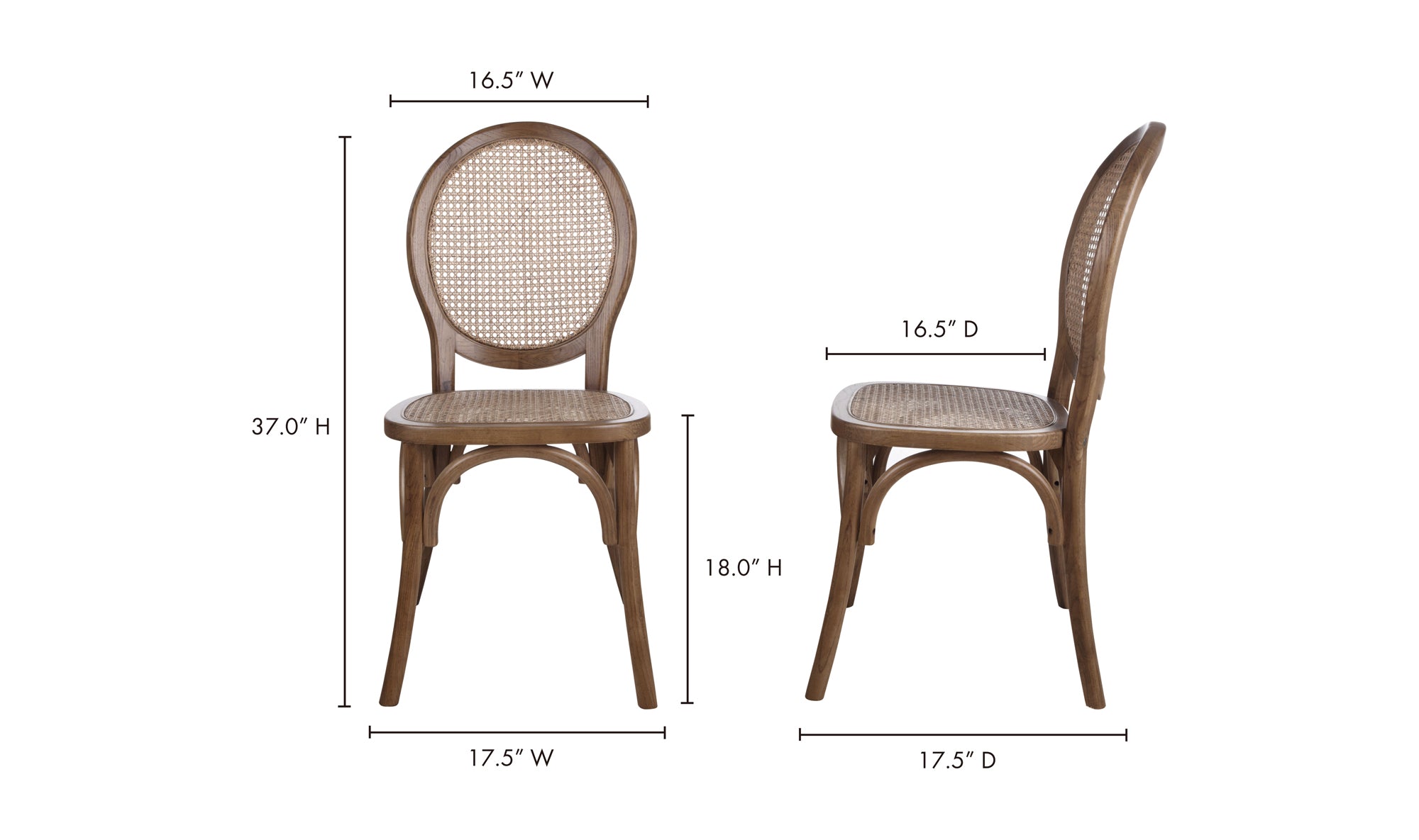 RIVALTO DINING CHAIR- SET OF TWO