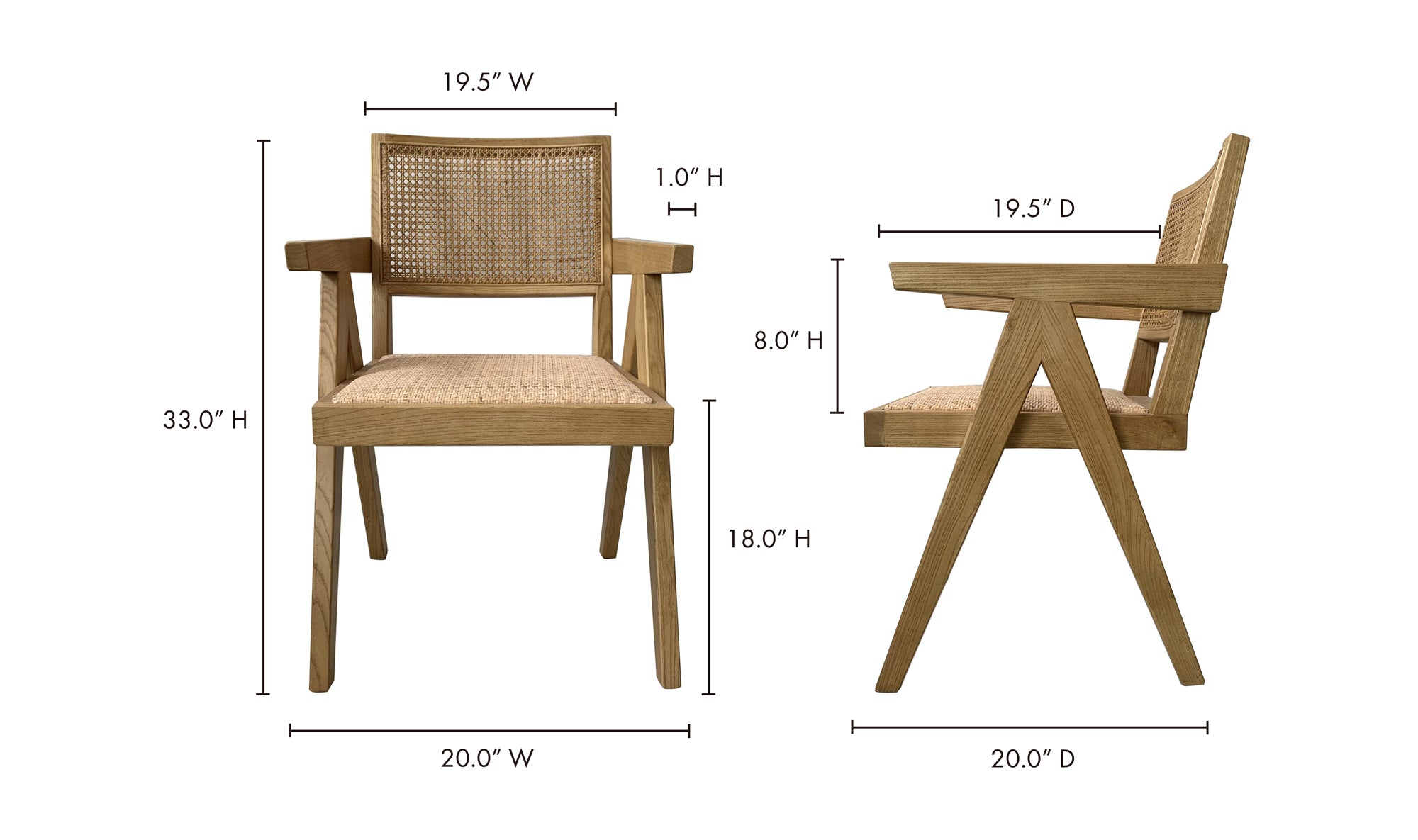 TAKASHI DINING CHAIR- SET OF TWO