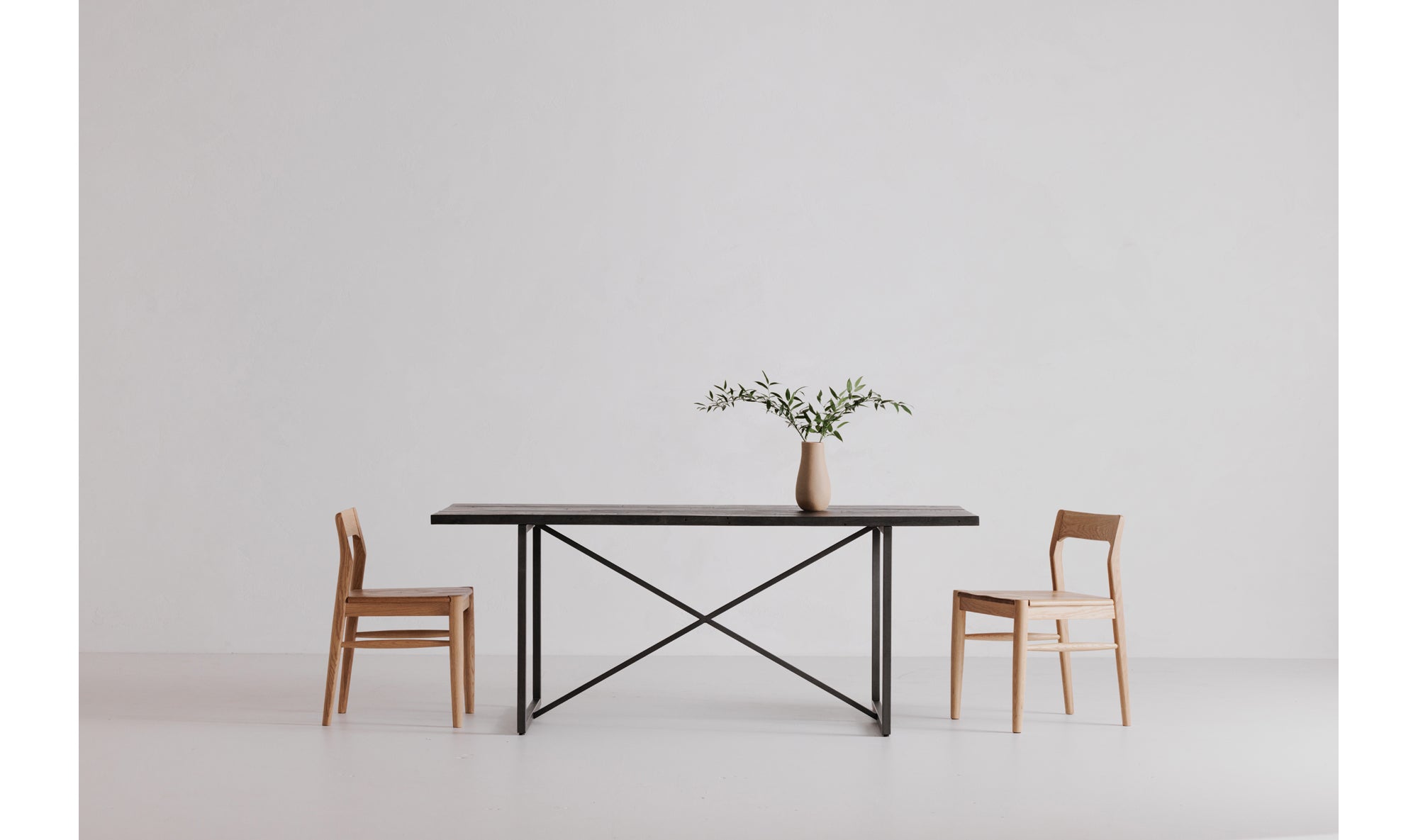 OWING DINING CHAIR OAK-SET OF TWO