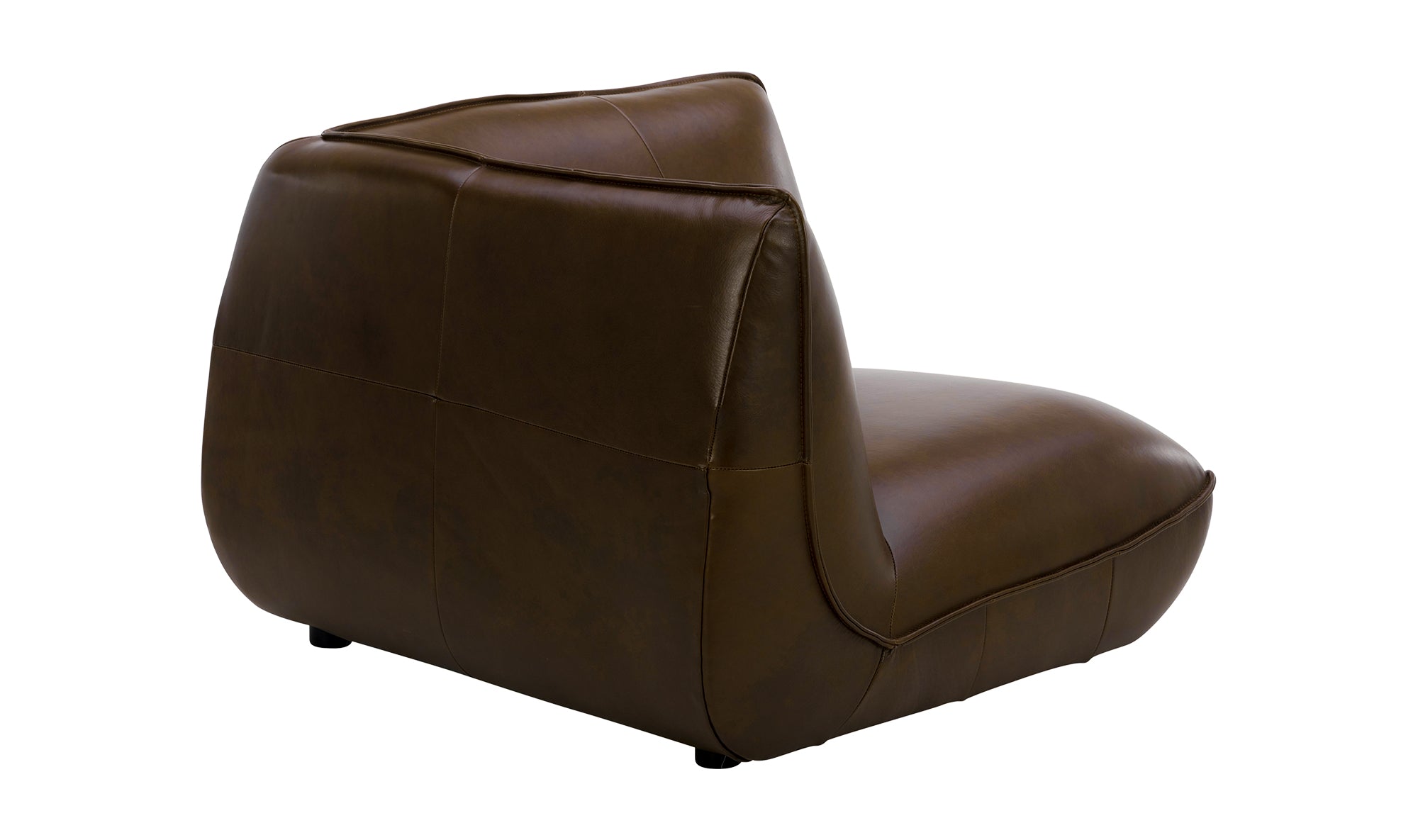 ZEPPELIN LEATHER CORNER CHAIR