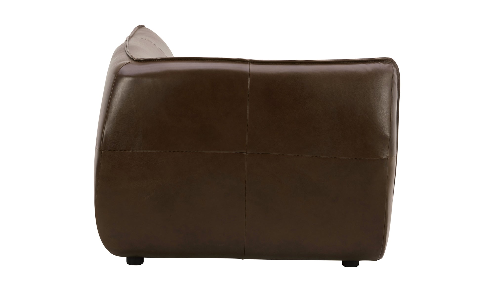 ZEPPELIN LEATHER CORNER CHAIR