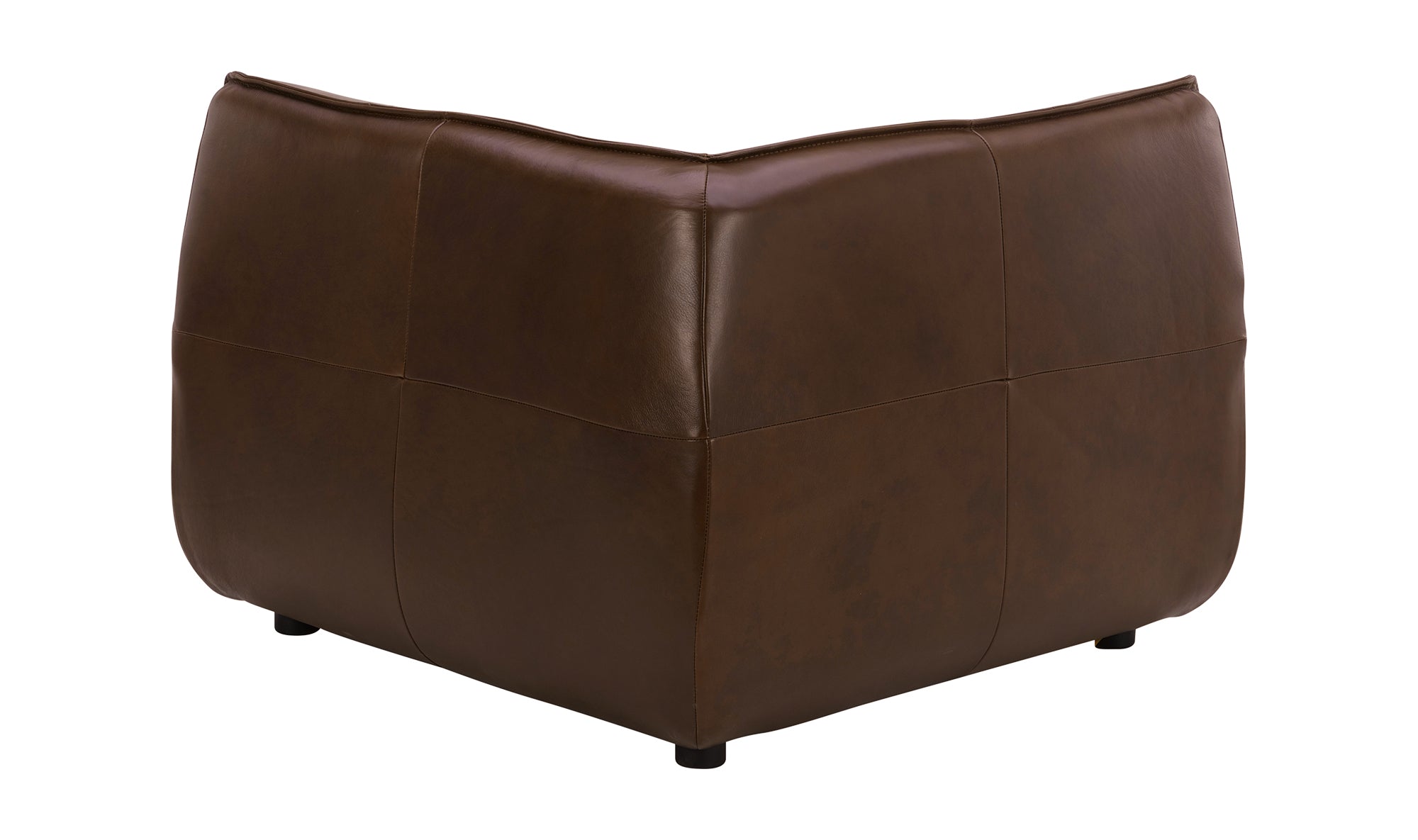 ZEPPELIN LEATHER CORNER CHAIR