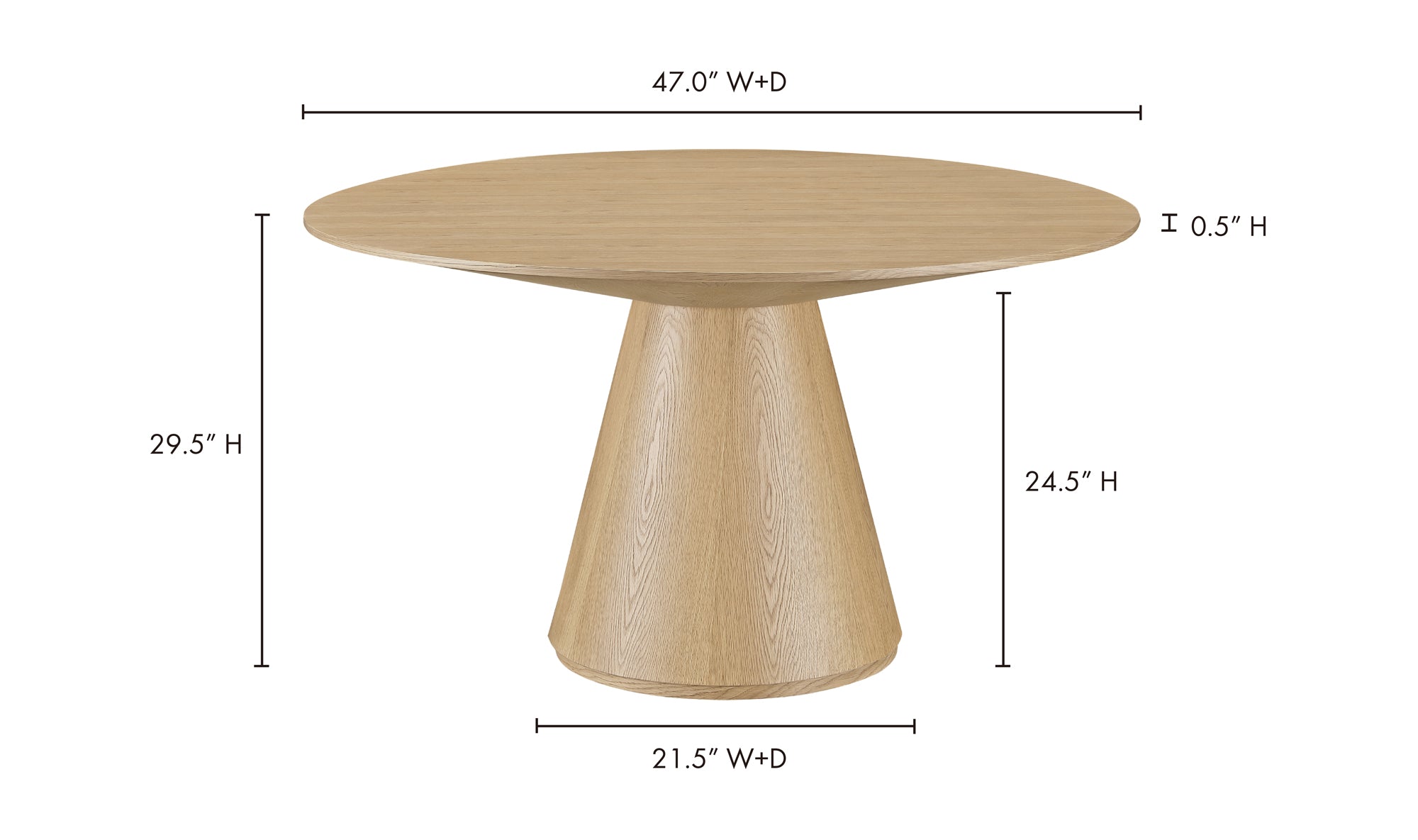 OTAGO ROUND DINING TABLE