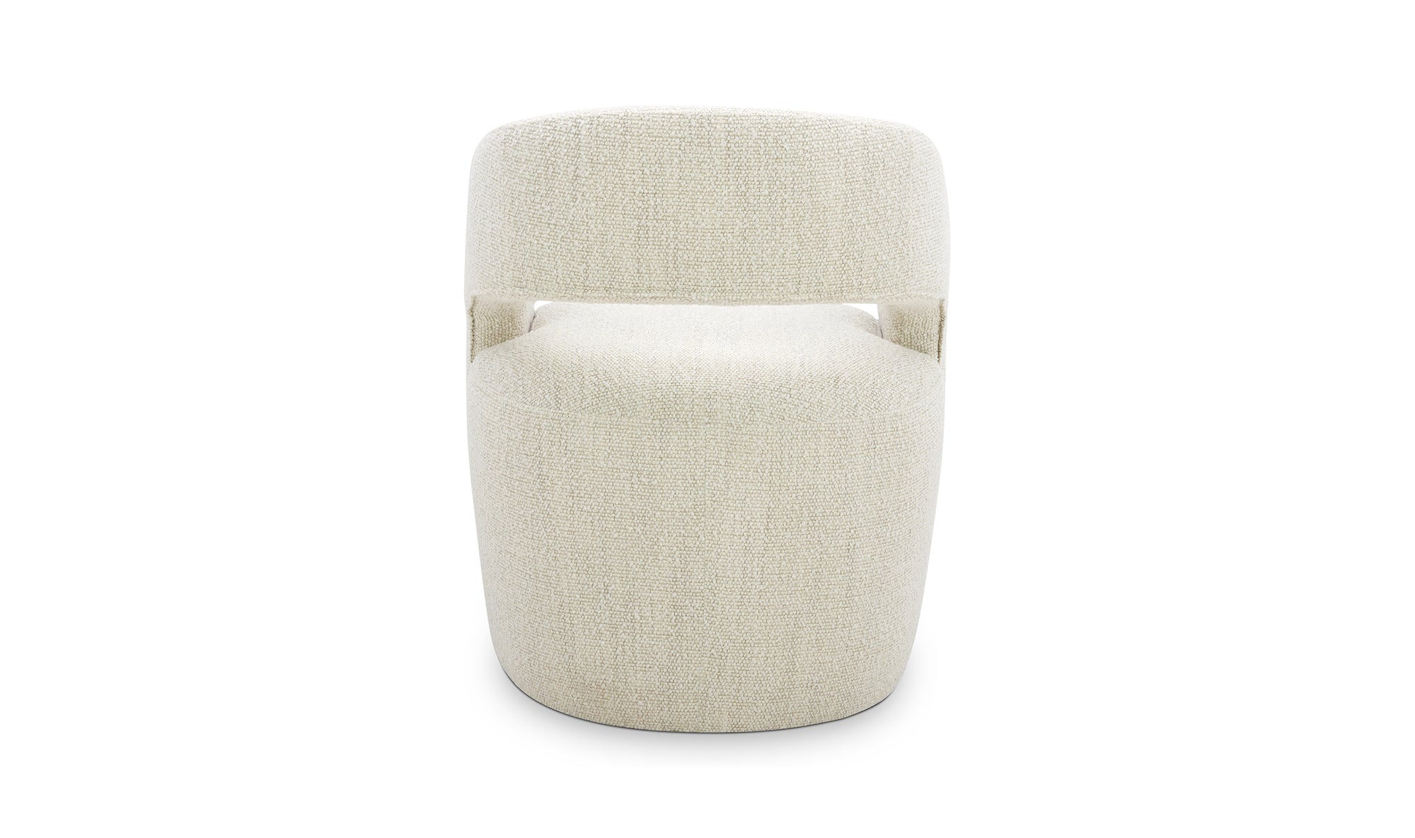 BARROW PERFORMANCE FABRIC ROLLING DINING CHAIR