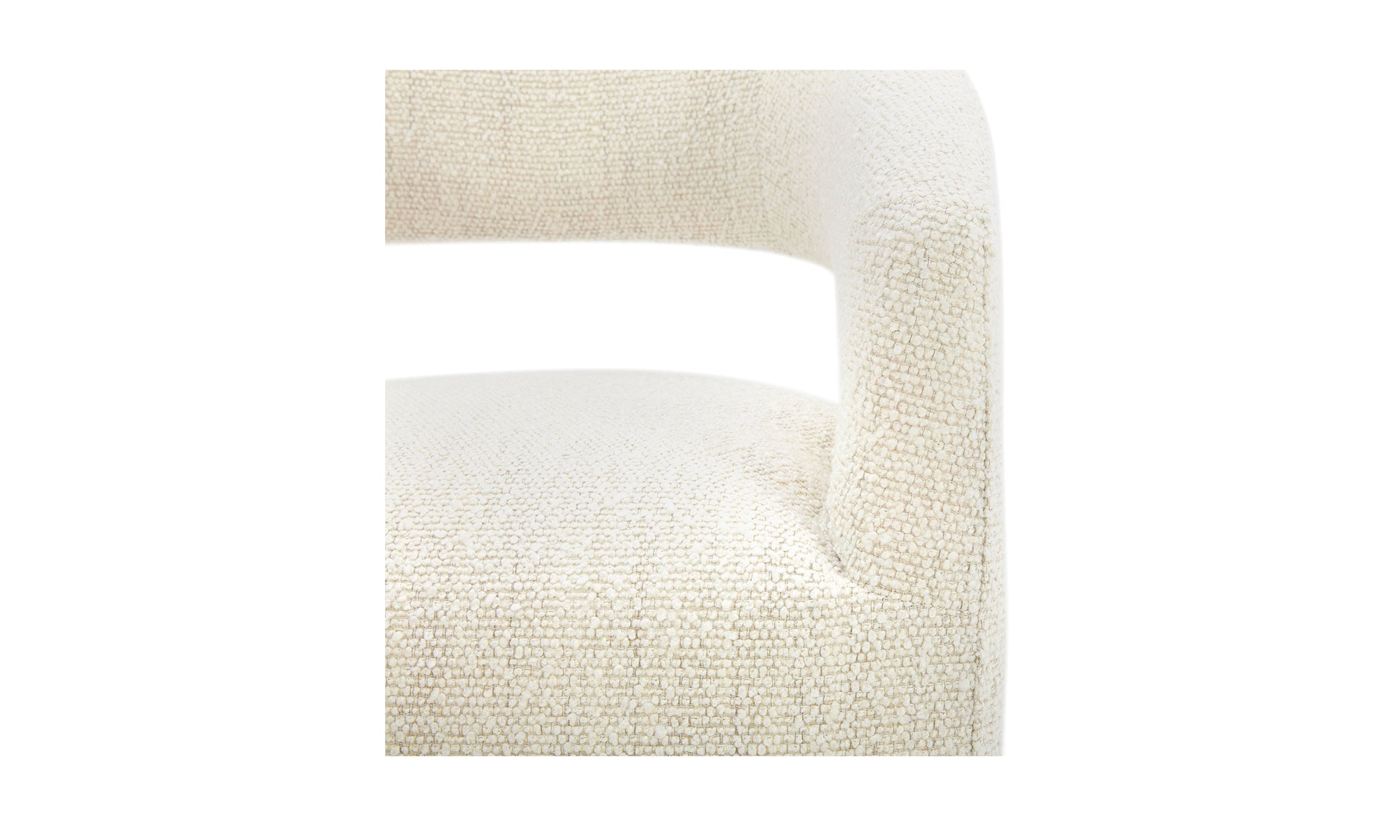 BARROW PERFORMANCE FABRIC ROLLING DINING CHAIR