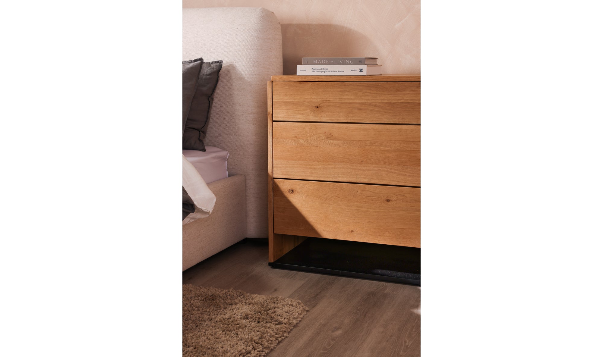 QUINTON3 DRAWER NIGHTSTAND NATURAL OAK