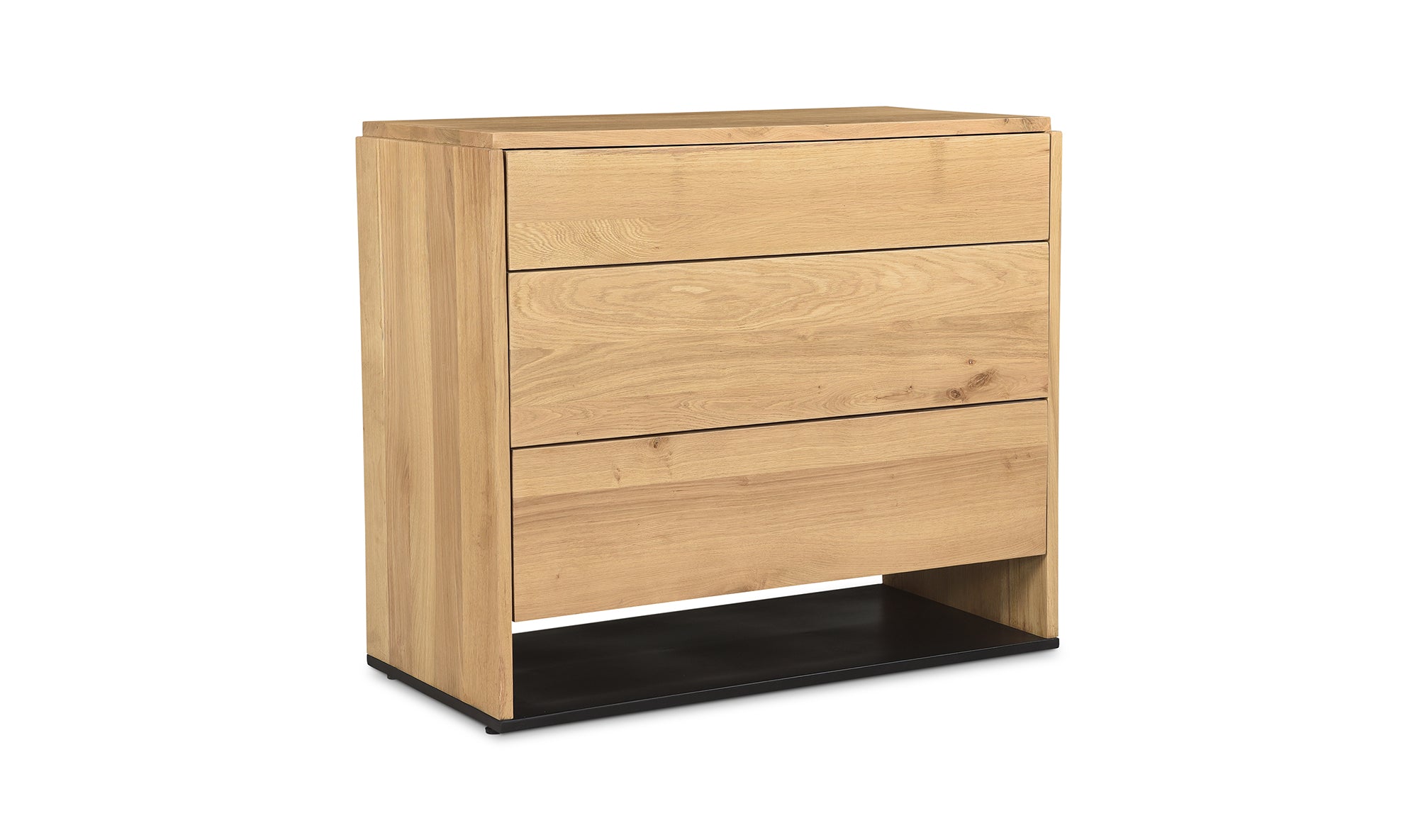 QUINTON 3 DRAWER NIGHTSTAND BLACK