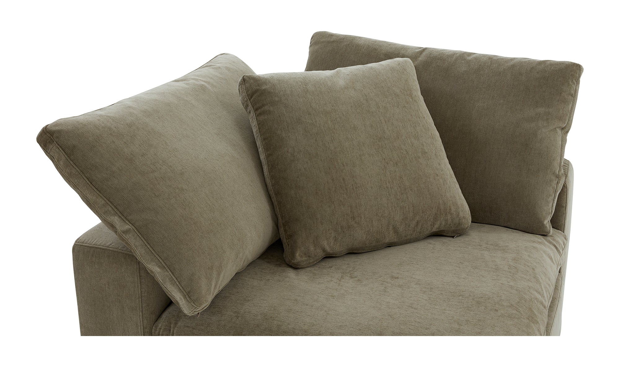 CLAY CORNER CHAIR PERFORMANCE FABRIC