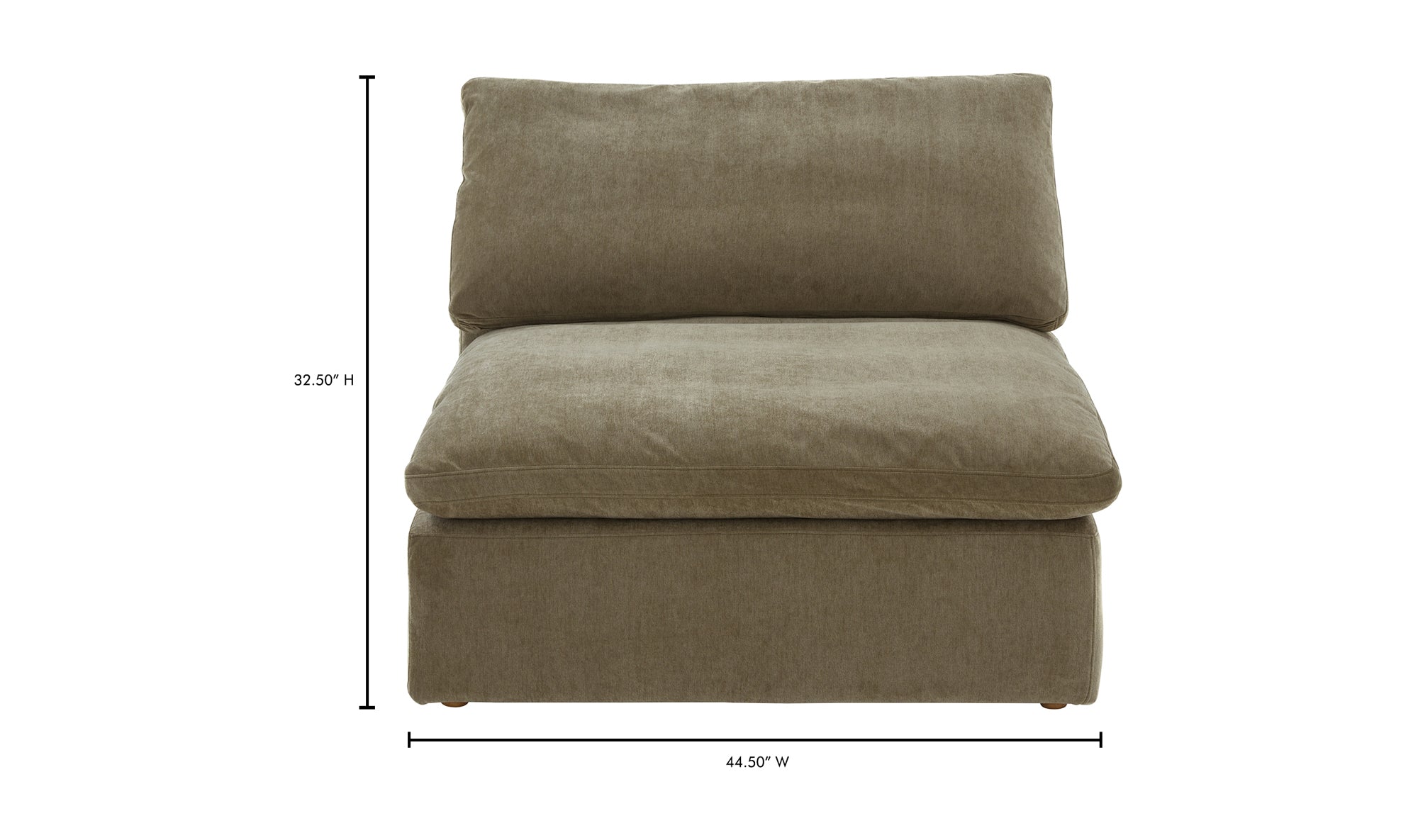CLAY SLIPPER CHAIR PERFORMANCE FABRIC