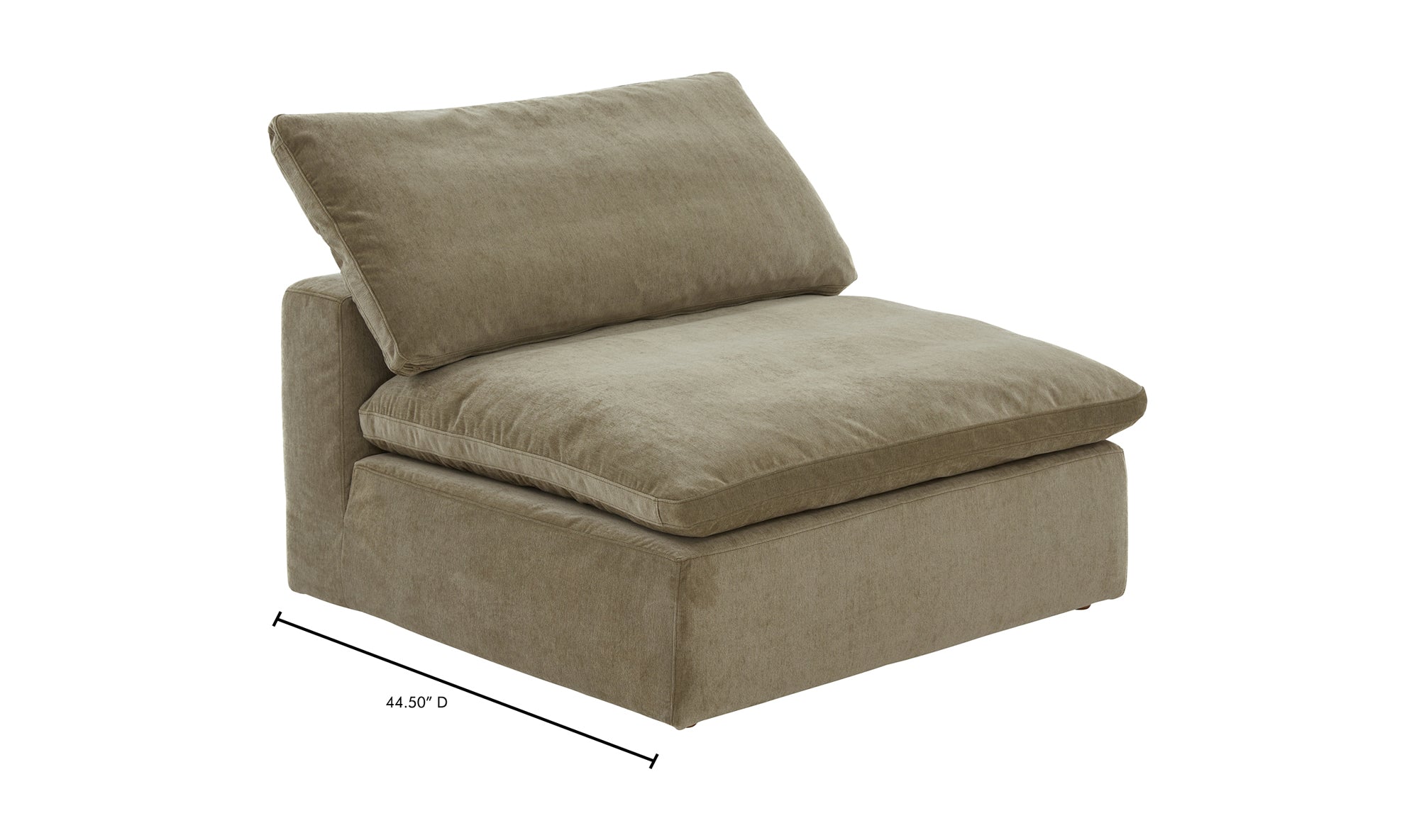 CLAY SLIPPER CHAIR PERFORMANCE FABRIC