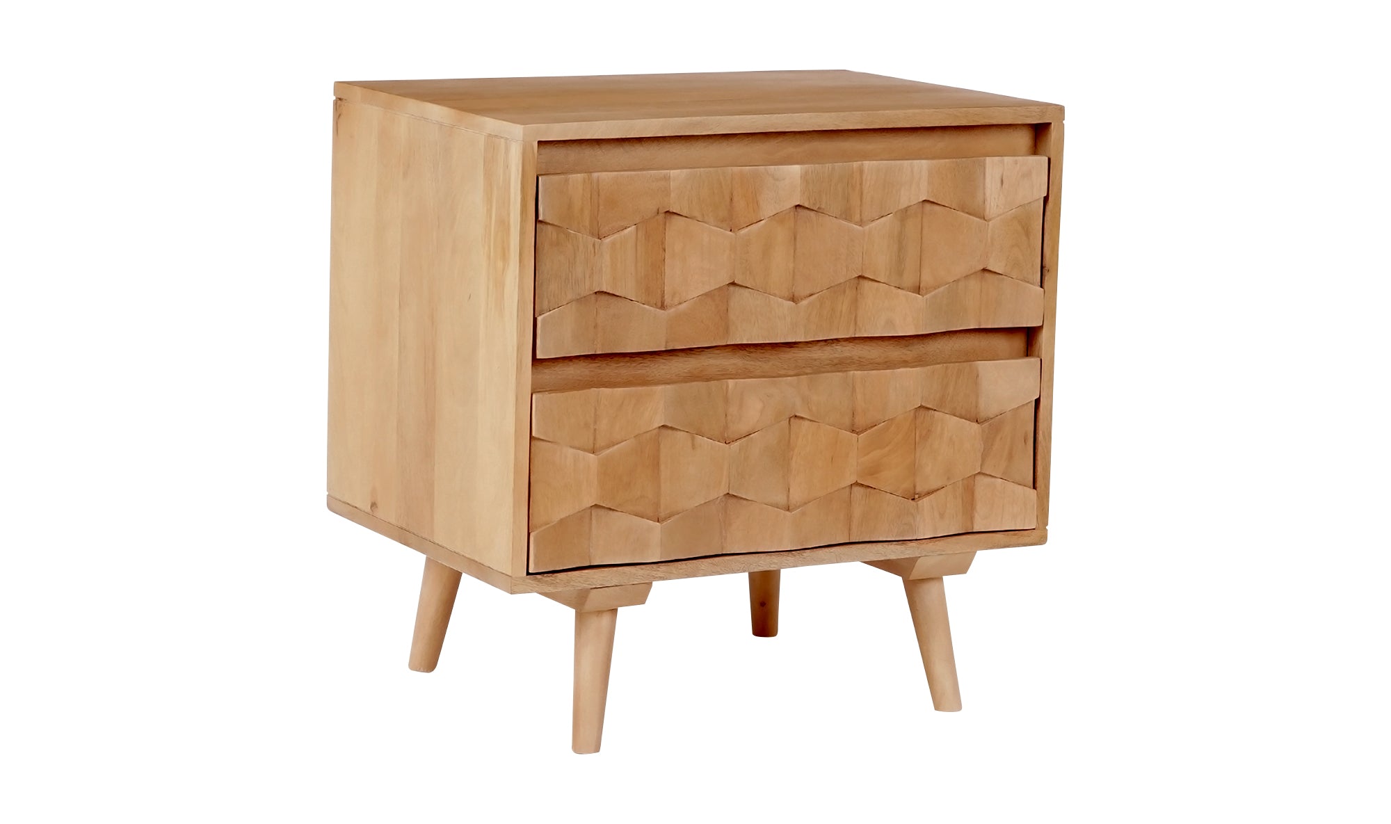 O2 TWO DRAWER NIGHTSTAND