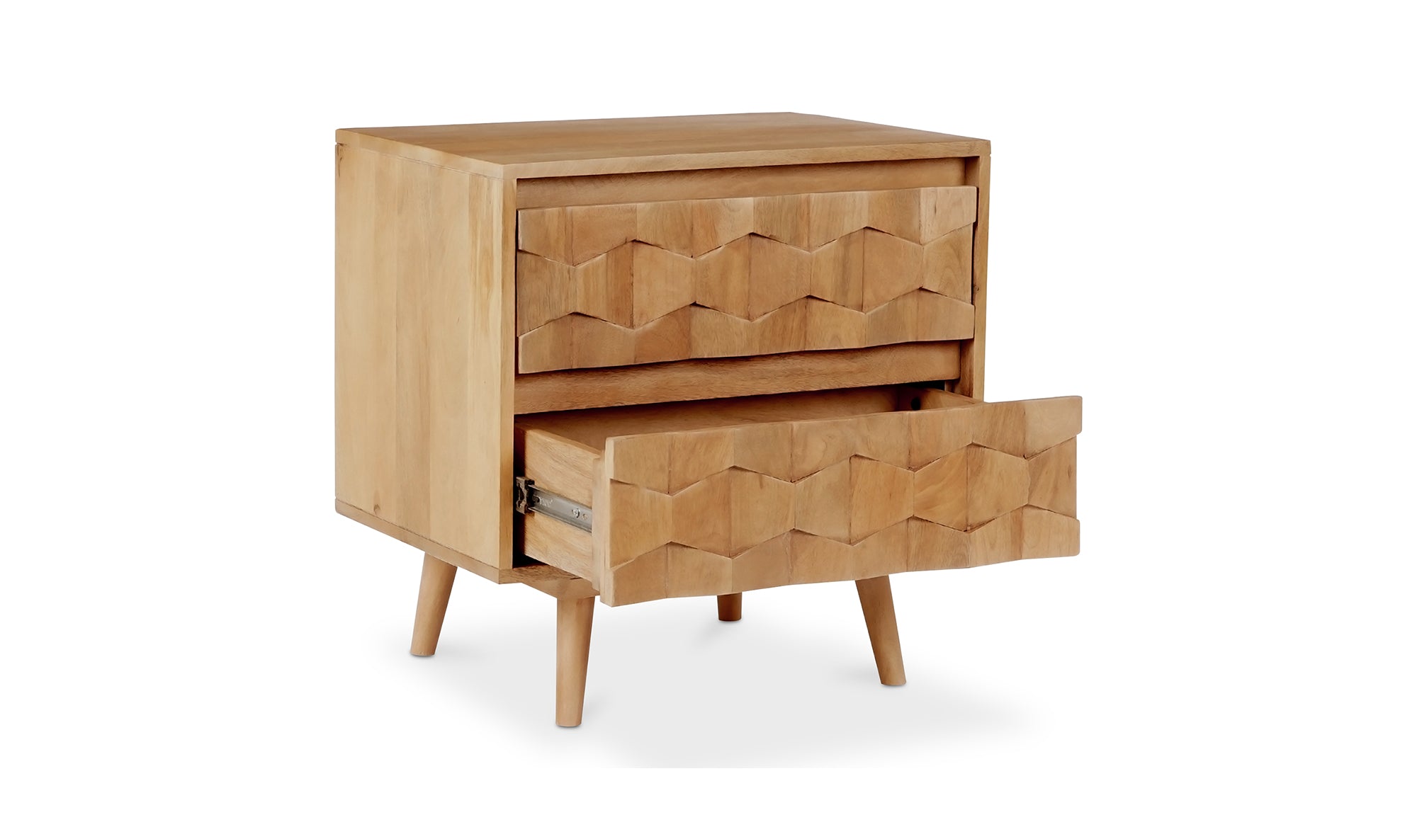 O2 TWO DRAWER NIGHTSTAND