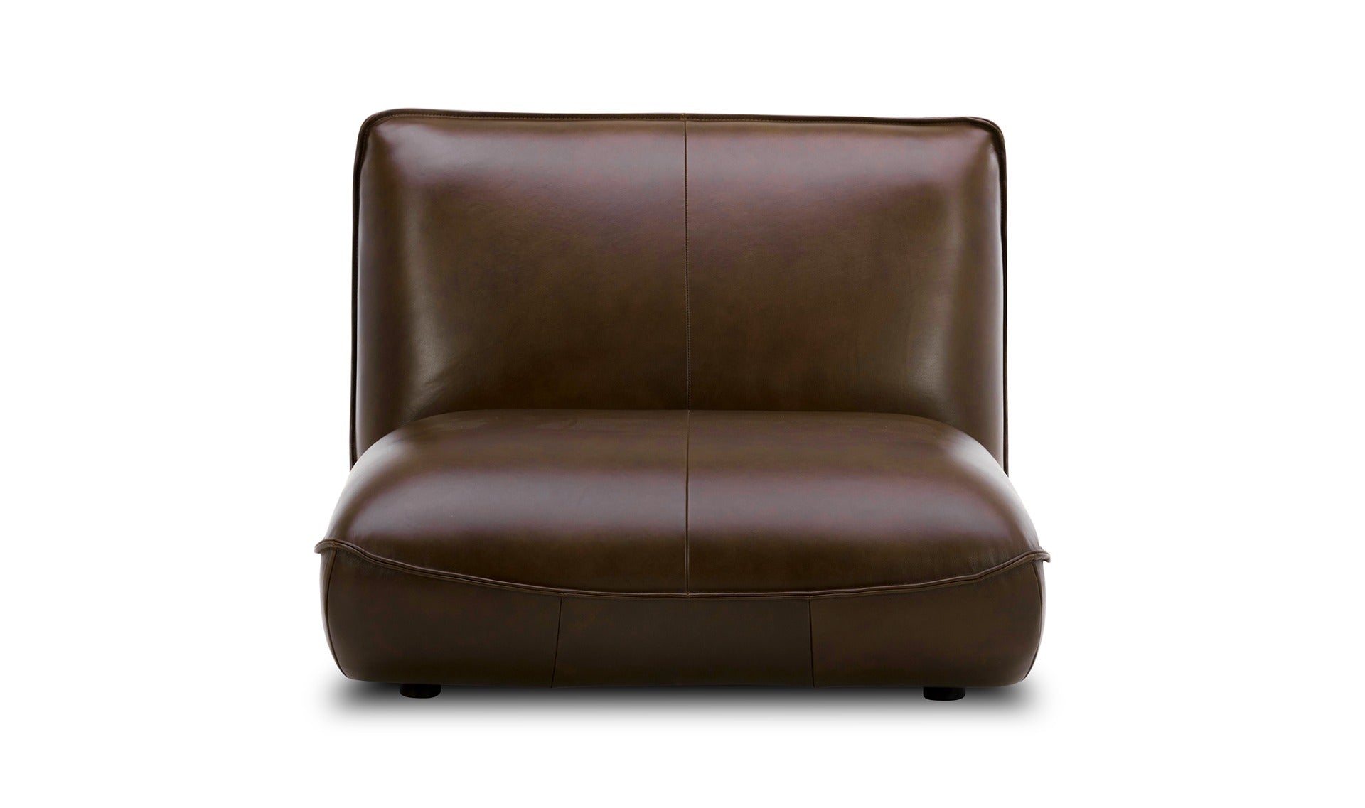 ZEPPELIN LEATHER SLIPPER CHAIR