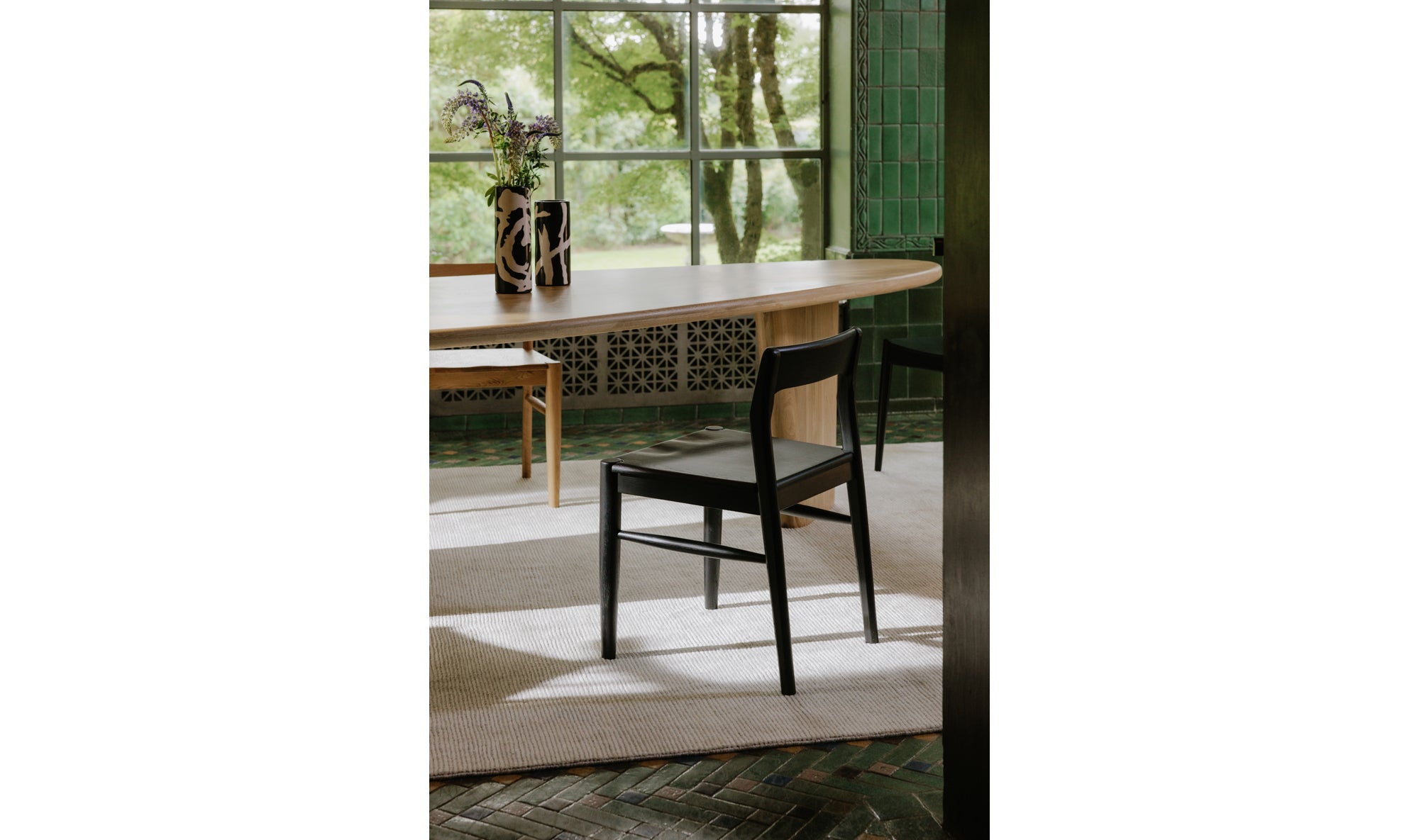 OWING DINING CHAIR BLACK-SET OF TWO
