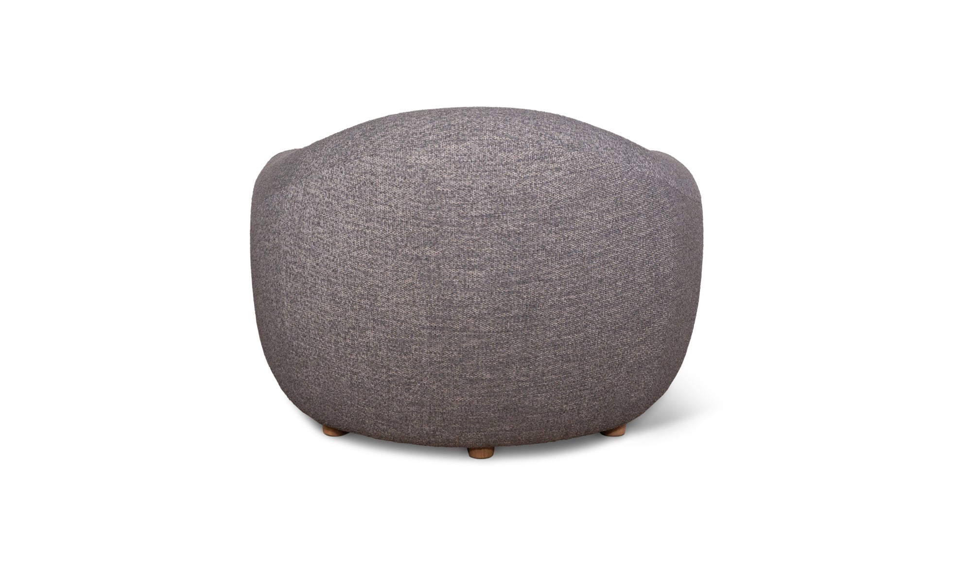 OCEANA CURVED LOUNGE CHAIR, DARK GREY