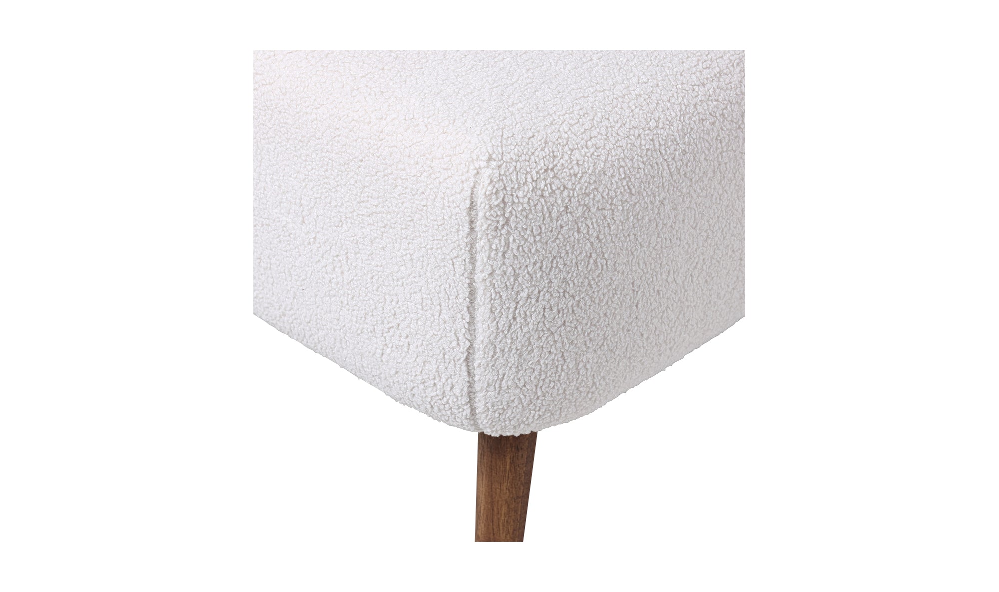 MARGOT ACCENT CHAIR VEGAN SHEARLING