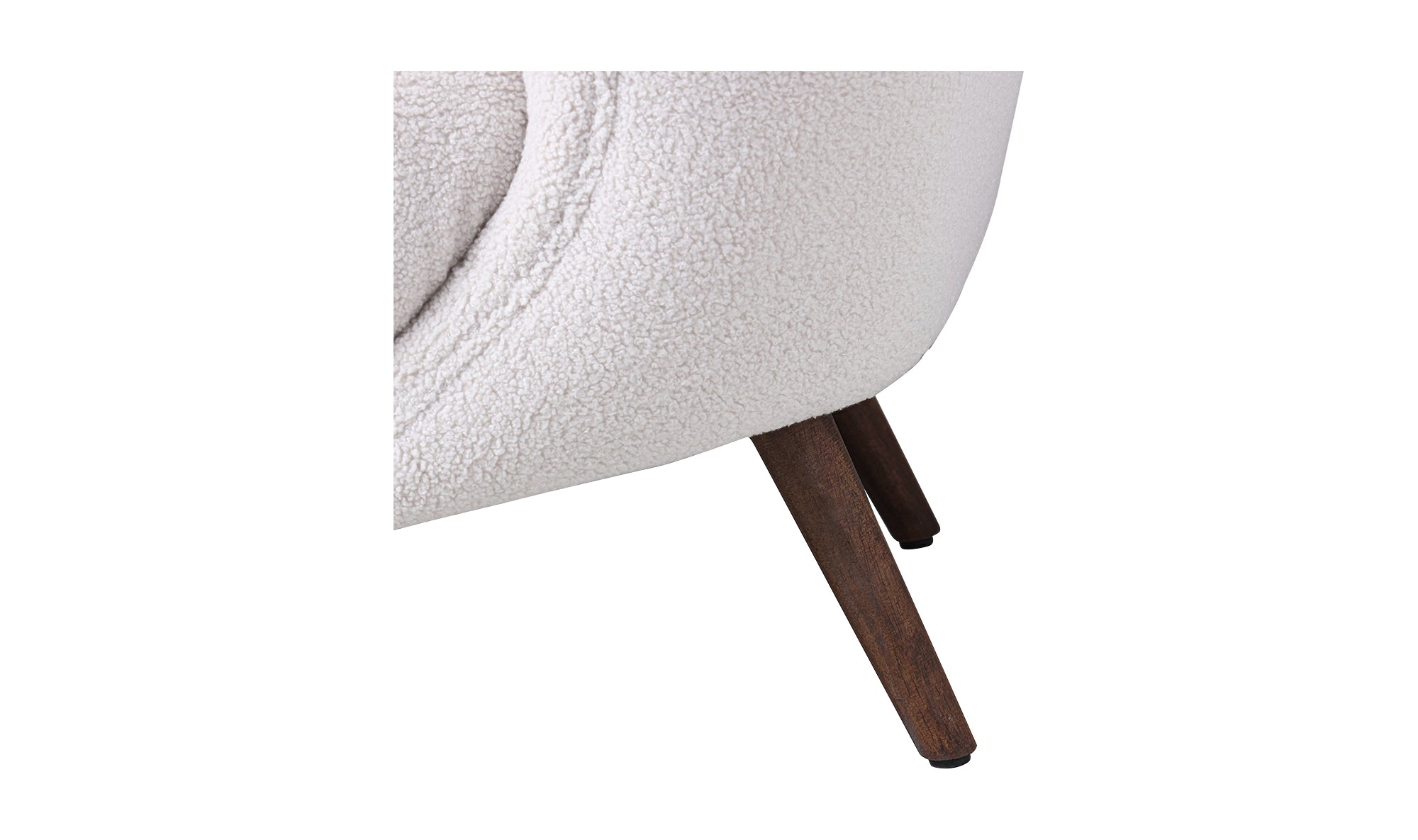 MARGOT ACCENT CHAIR VEGAN SHEARLING