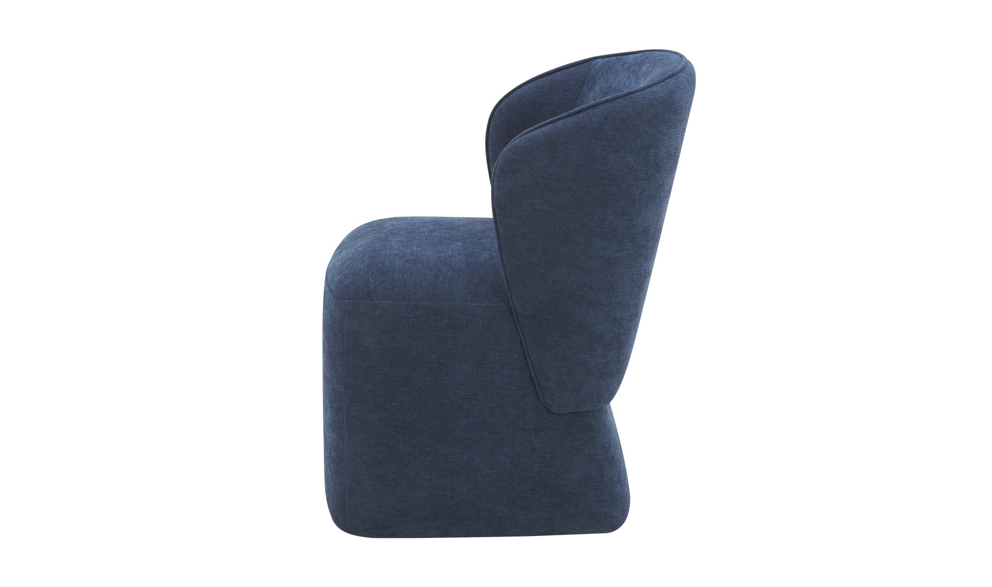 LARSON ROLLING DINING CHAIR PERFORMANCE FABRIC