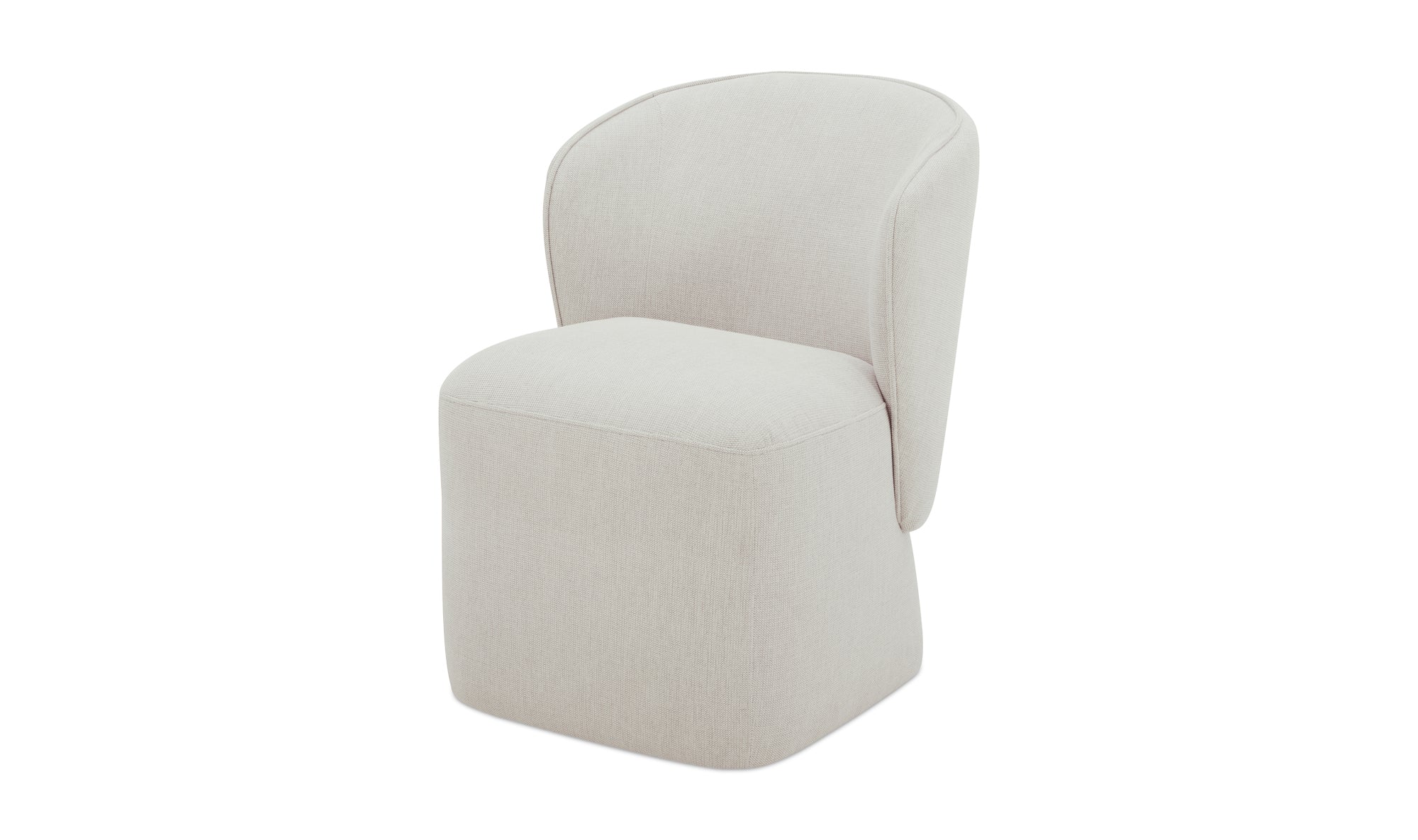 LARSON ROLLING DINING CHAIR PERFORMANCE FABRIC