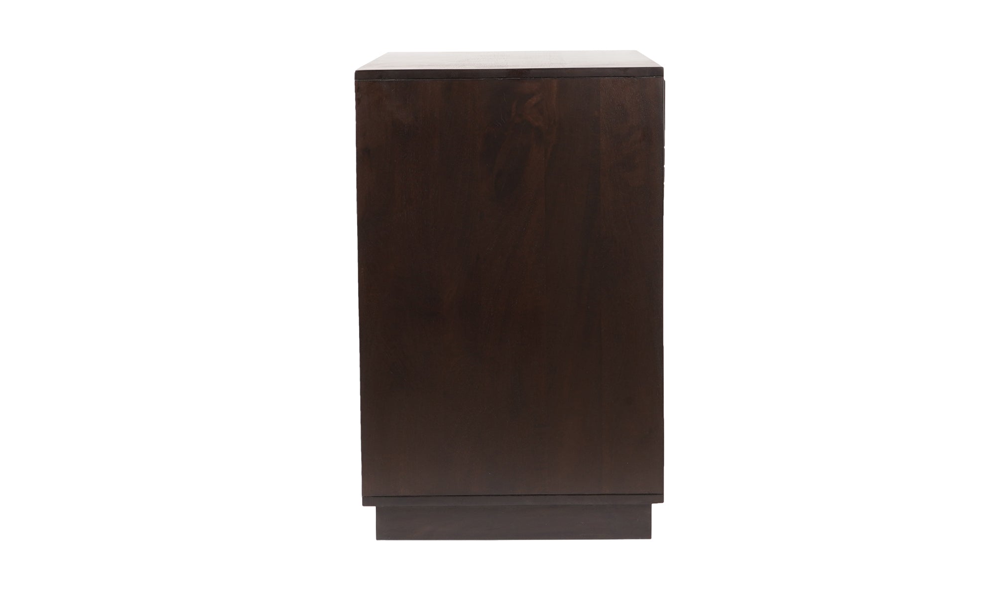 DENMAN 3 DRAWER NIGHTSTAND DARK BROWN