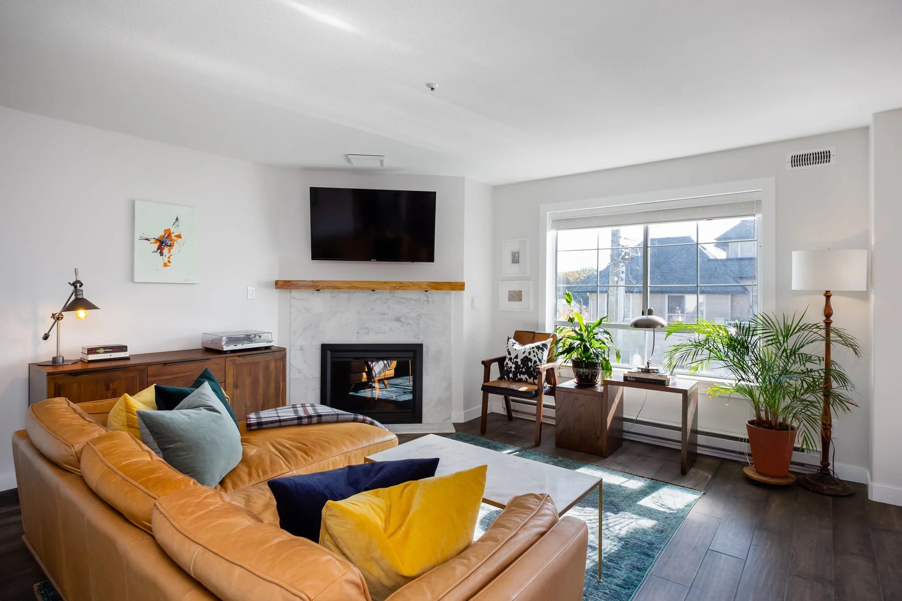 RIO COOL ARMCHAIR - COOL BROWN, LEATHER/GOAT HAIR