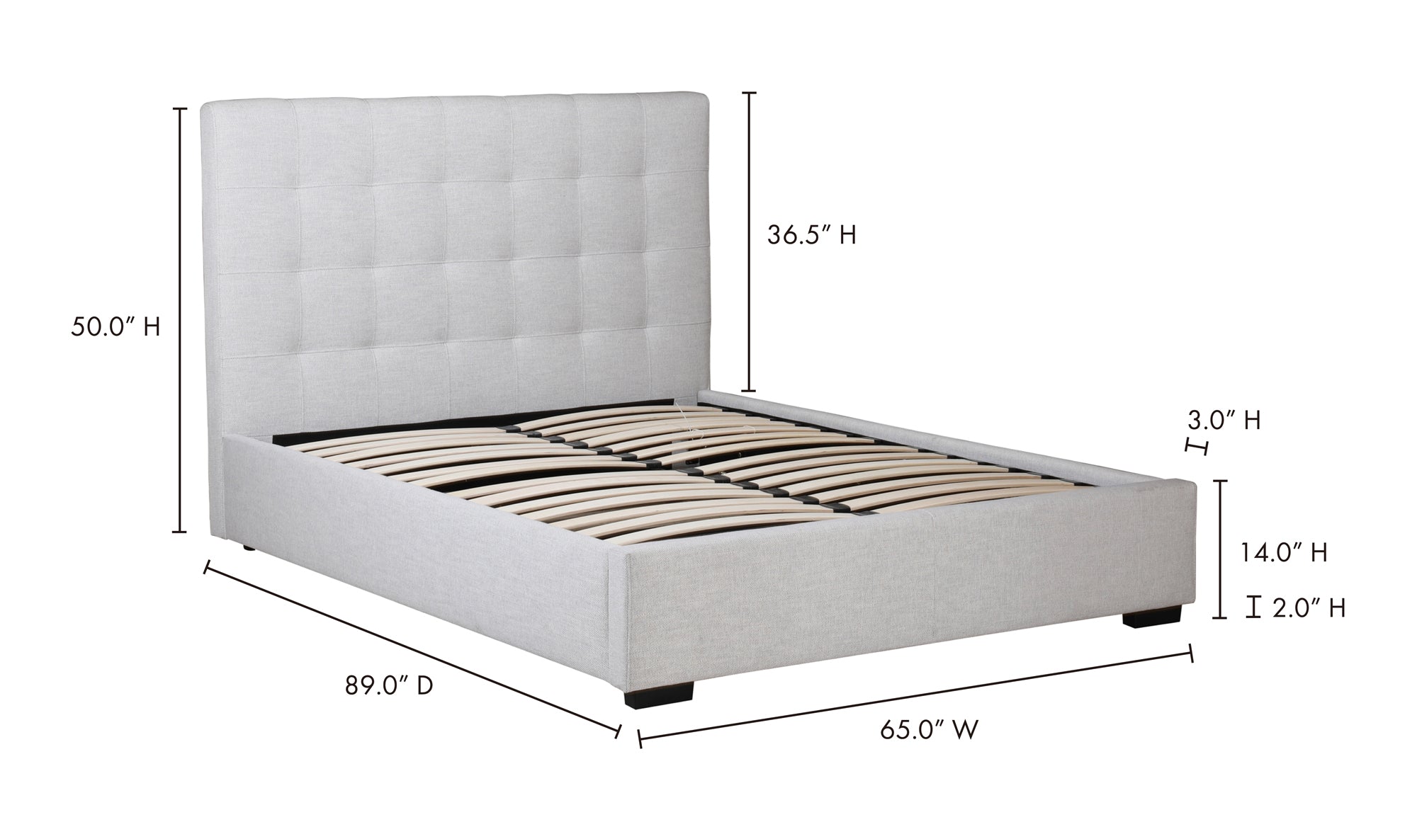 BELLE STORAGE BED QUEEN