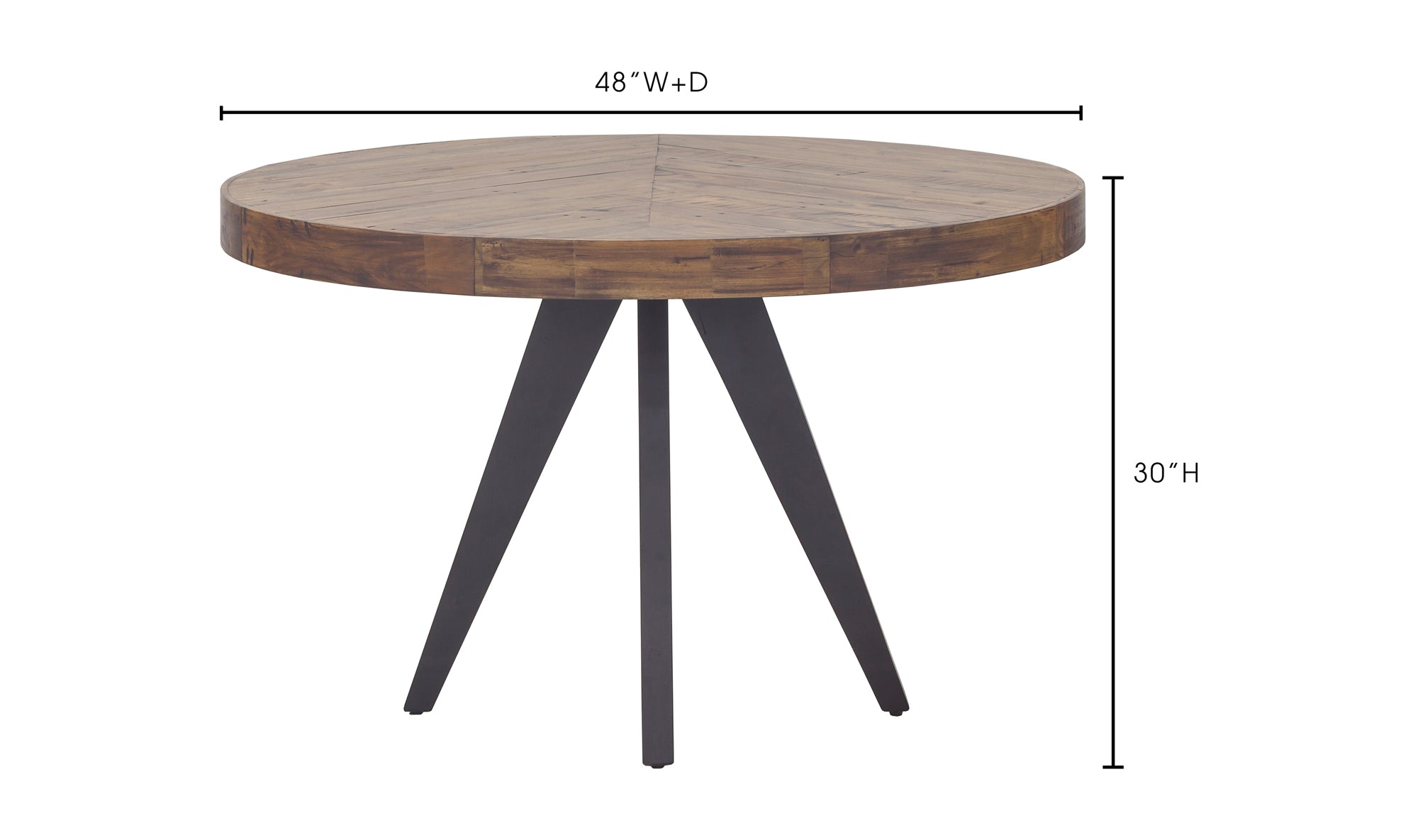 PARQ ROUND DINING TABLE AMBER