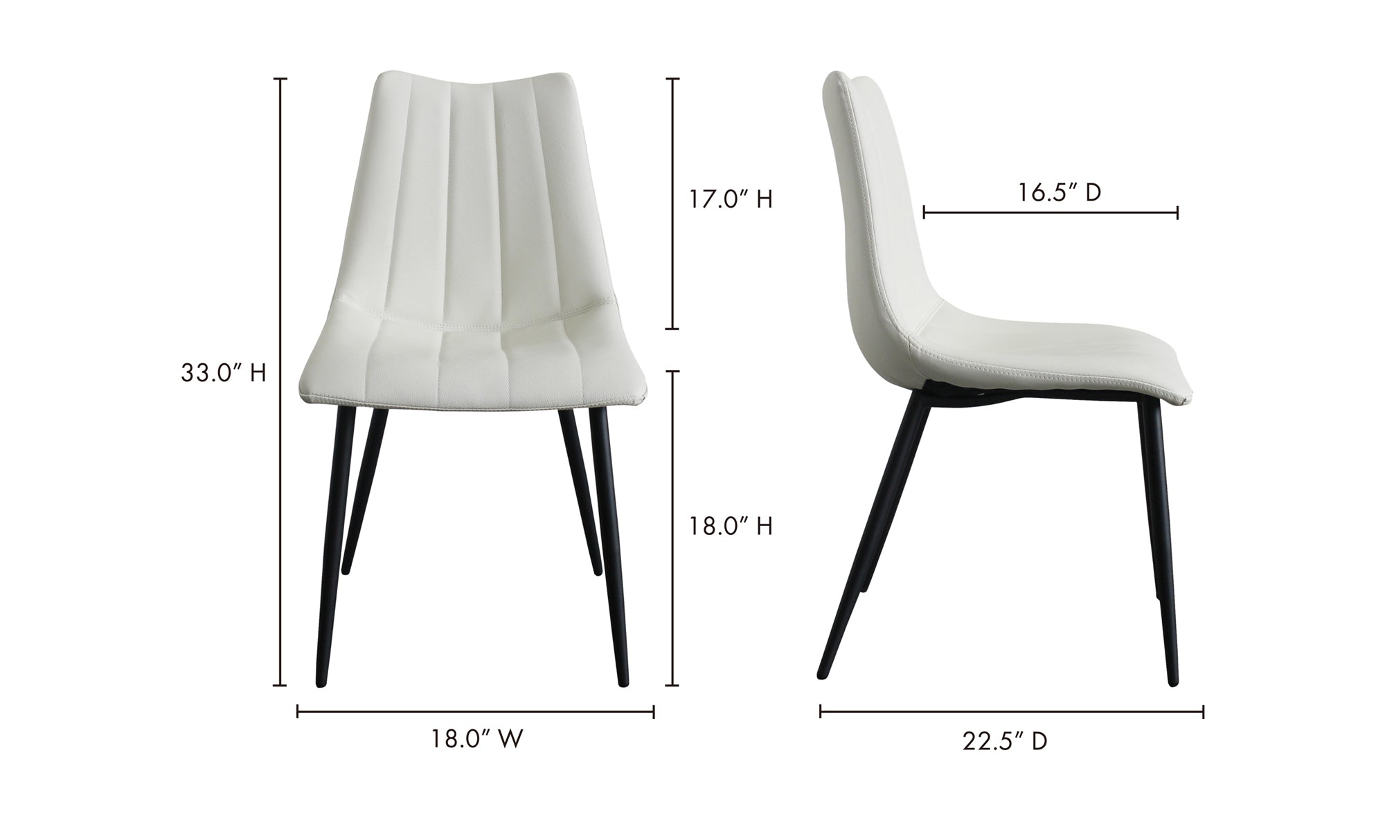ALIBI DINING CHAIR- SET OF TWO