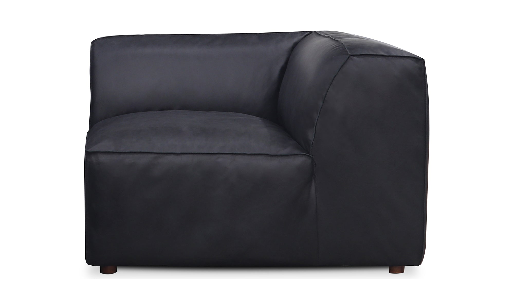 FORM CORNER CHAIR VANTAGE BLACK LEATHER