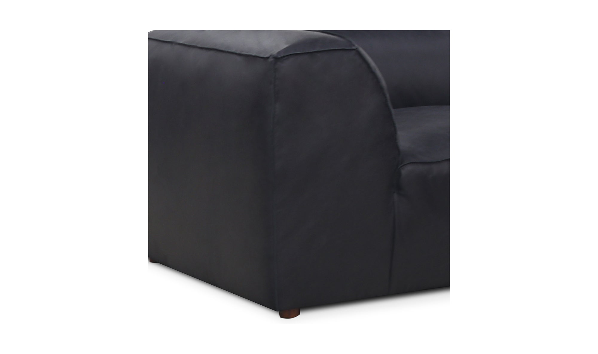 FORM CORNER CHAIR VANTAGE BLACK LEATHER