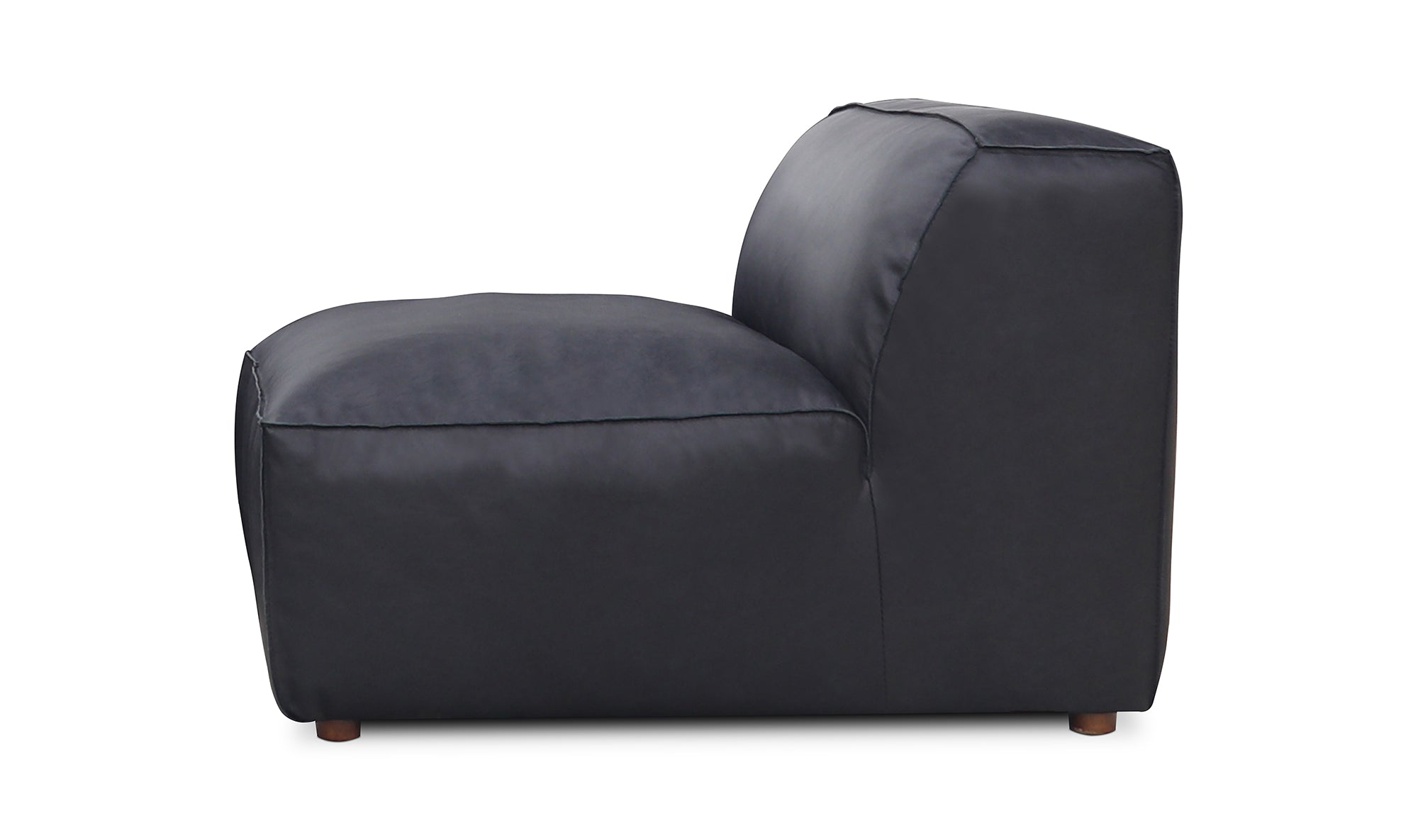 FORM SLIPPER CHAIR VANTAGE BLACK LEATHER