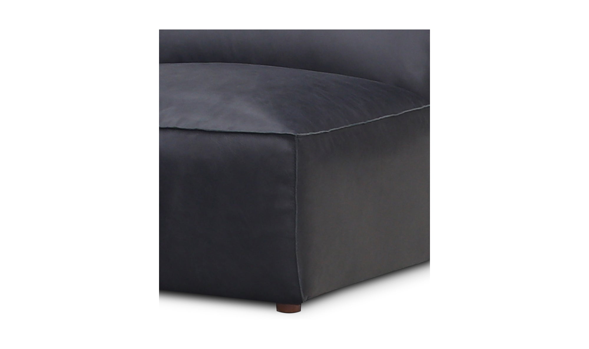 FORM SLIPPER CHAIR VANTAGE BLACK LEATHER