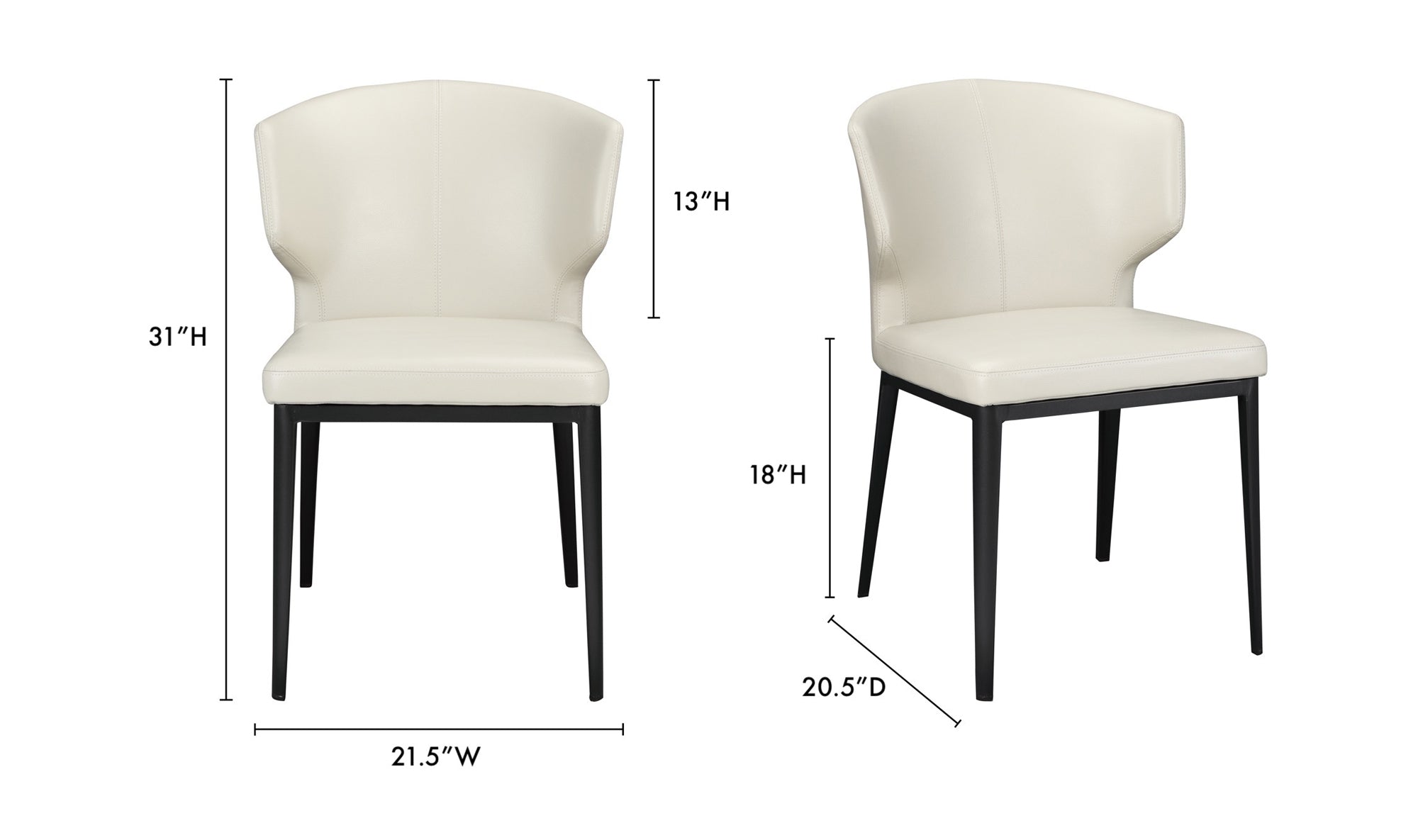 DELANEY DINING CHAIR- SET OF TWO
